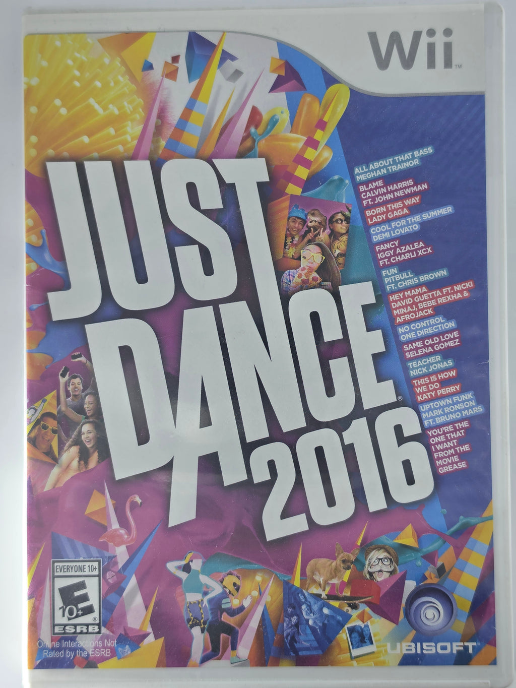Just Dance 2016 Wii Manual + Disc Dance Music Game