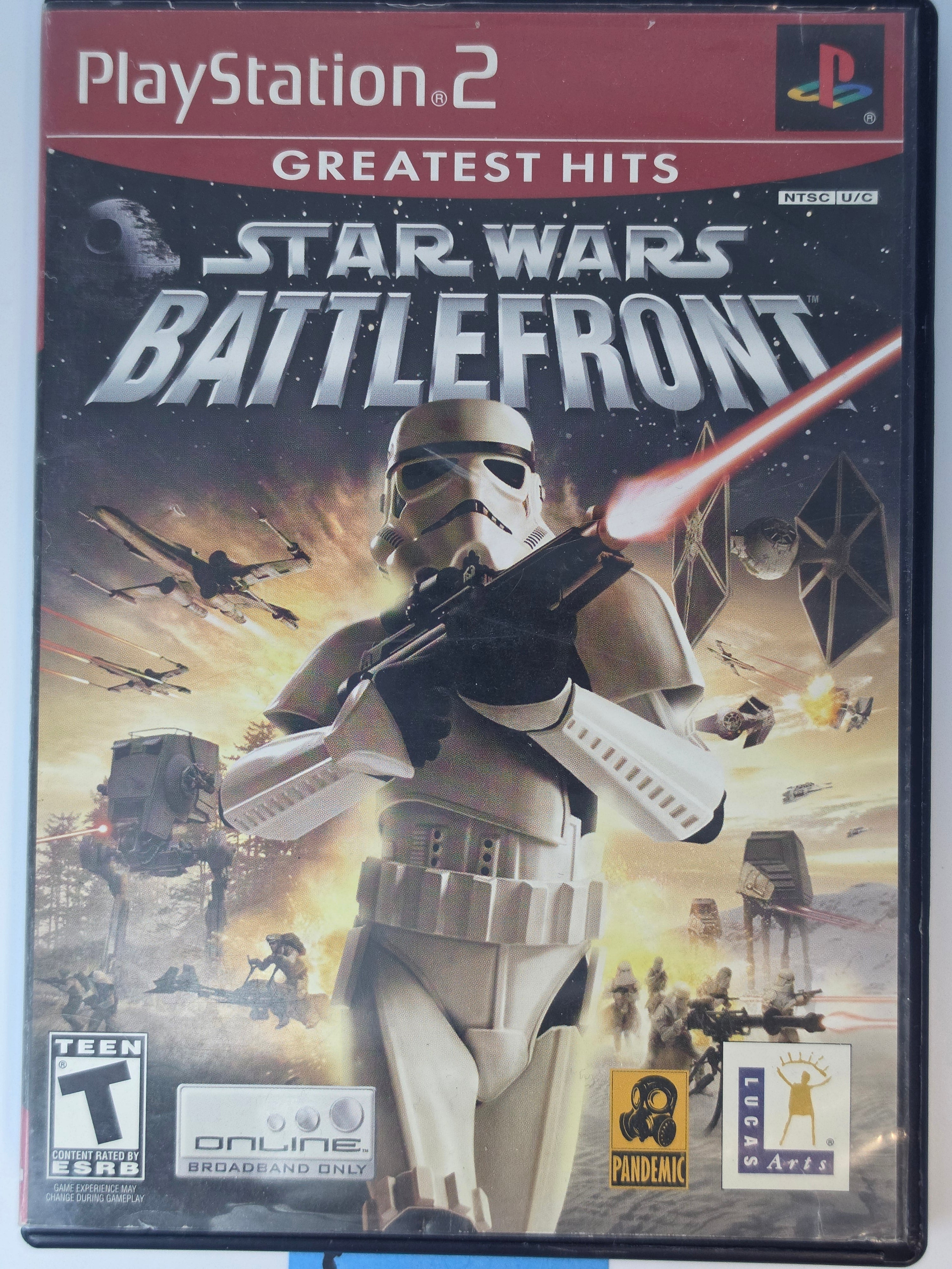 Star Wars Battlefront PS2 Greatest Hits PS2 Box+Game