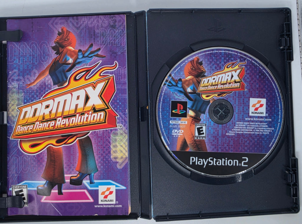 DDRMAX Dance Dance Revolution PS2 CIB Tested Working