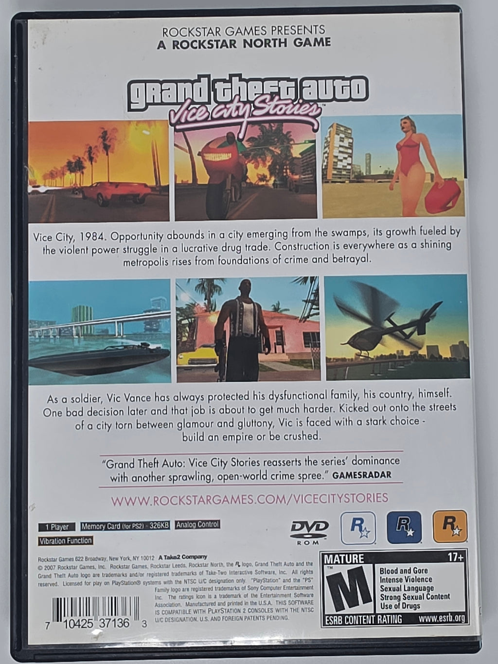 Grand Theft Auto Vice City Stories PS2 CIB