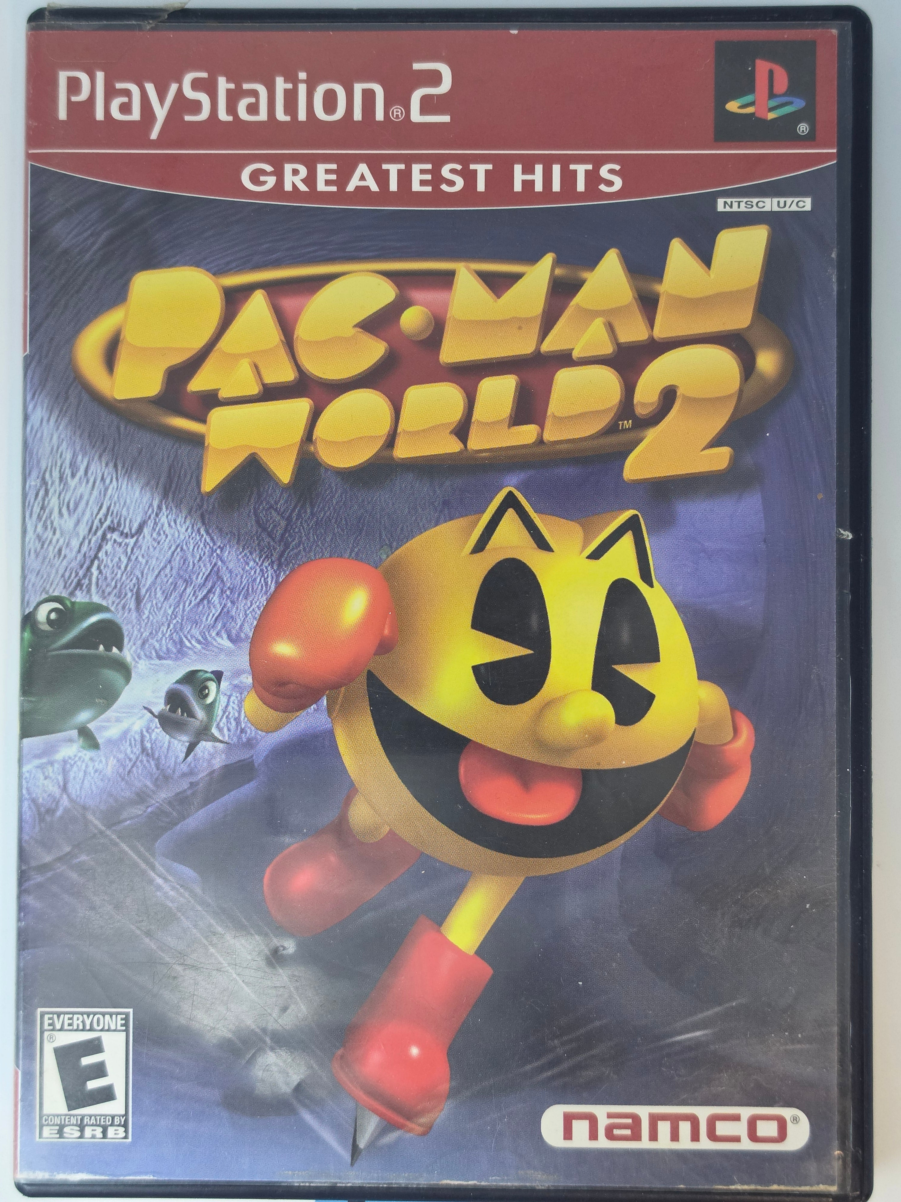 Pac-Man World 2 PS2 Greatest Hits Box + Game