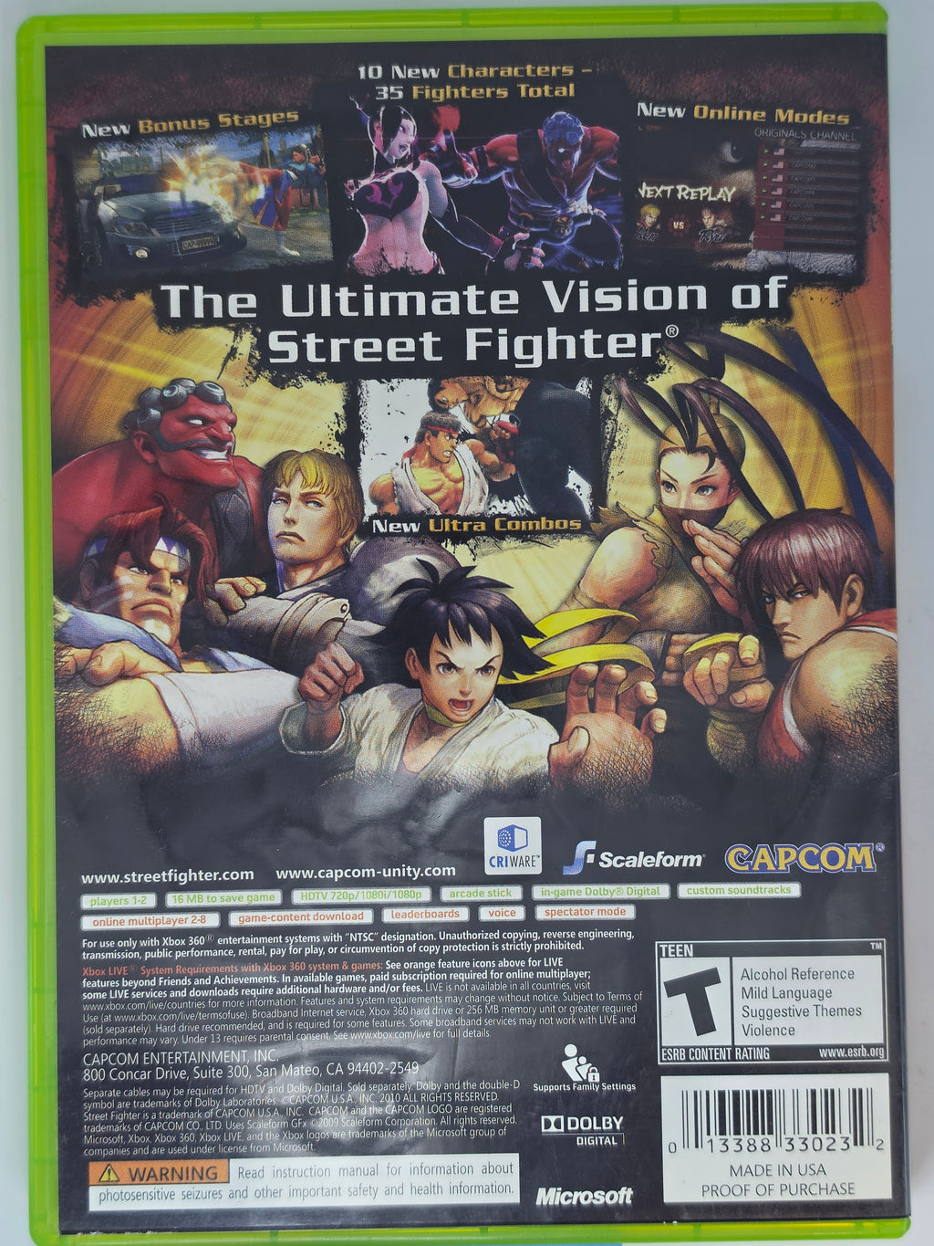 Super Street Fighter IV Xbox 360 CIB Fighting Game Capcom