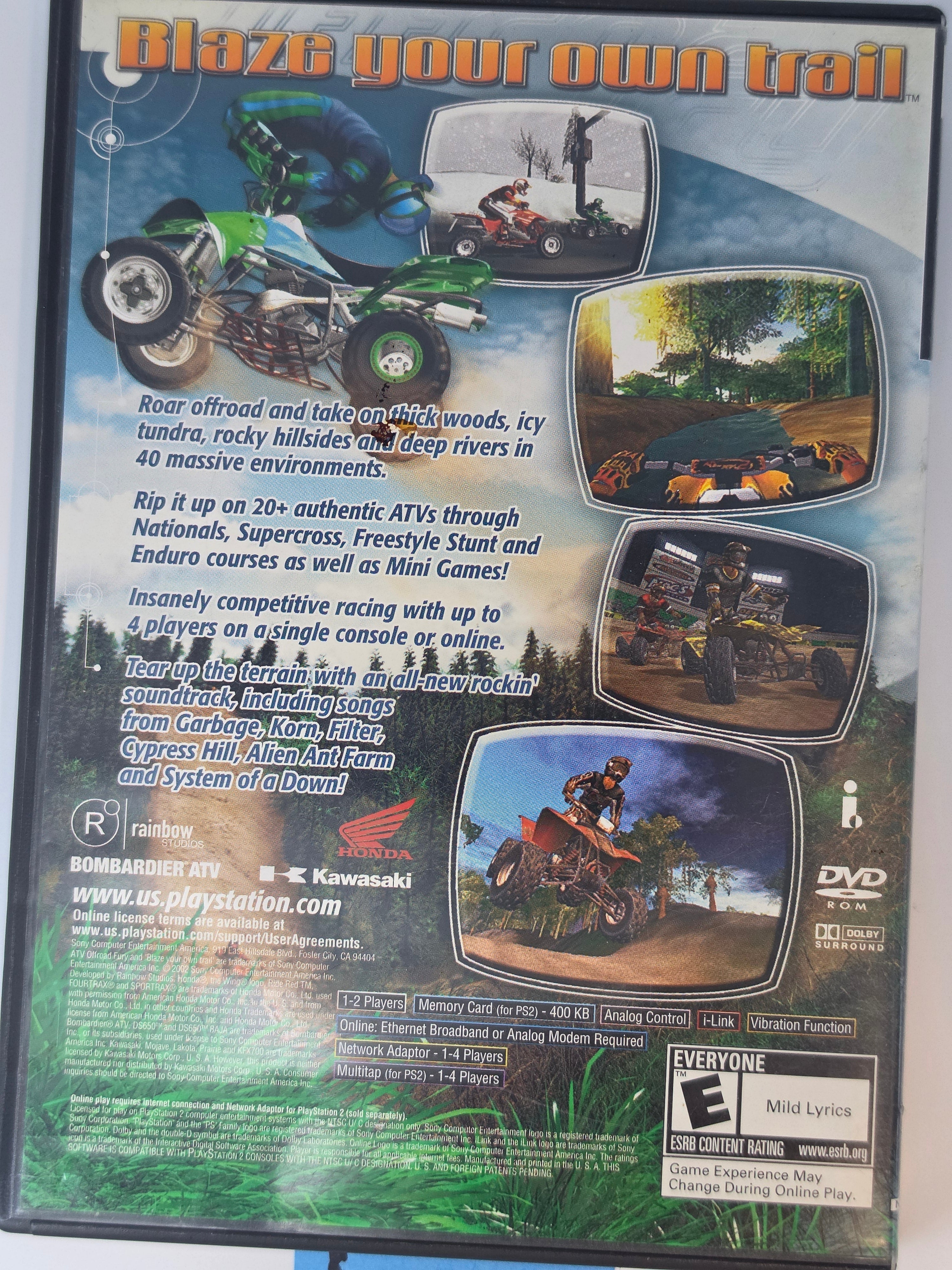 ATV Offroad Fury 2 PS2 Box + Disc
