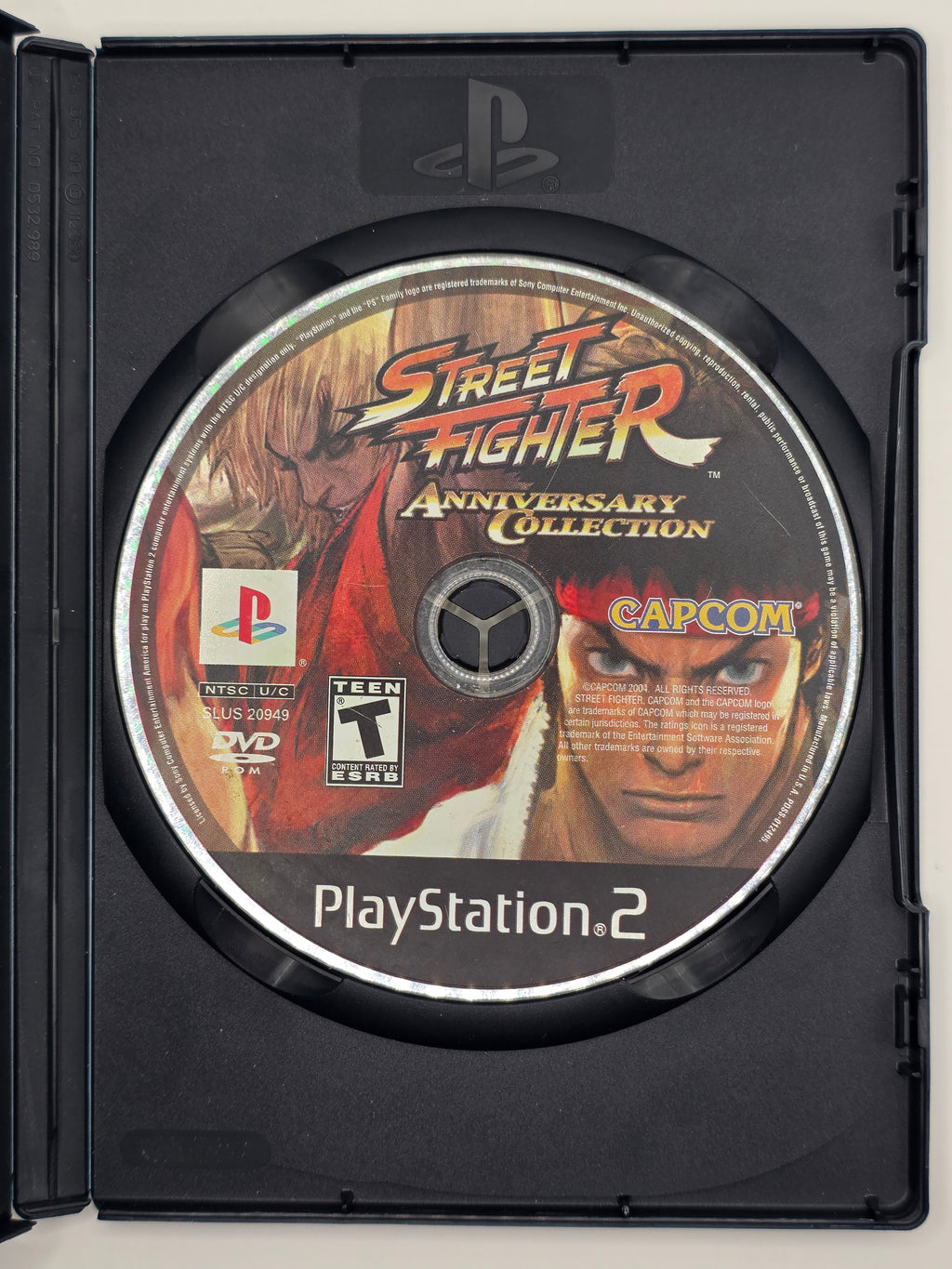 Street Fighter Anniversary Collection PS2 CIB Complete In Box