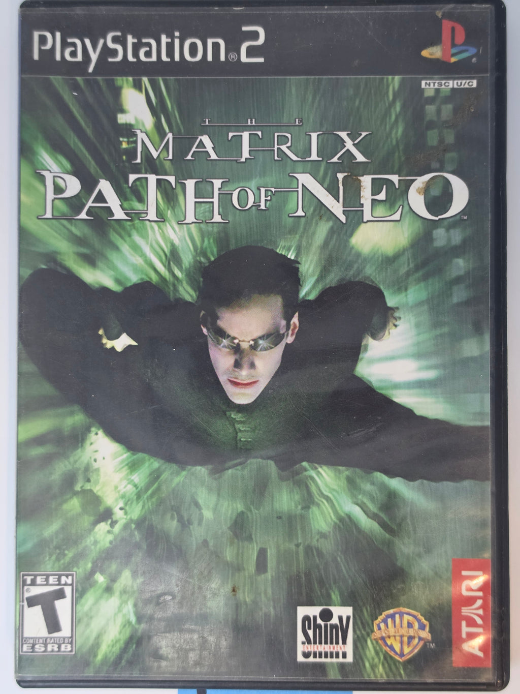 The Matrix: Path of Neo PS2 Case and Disc
