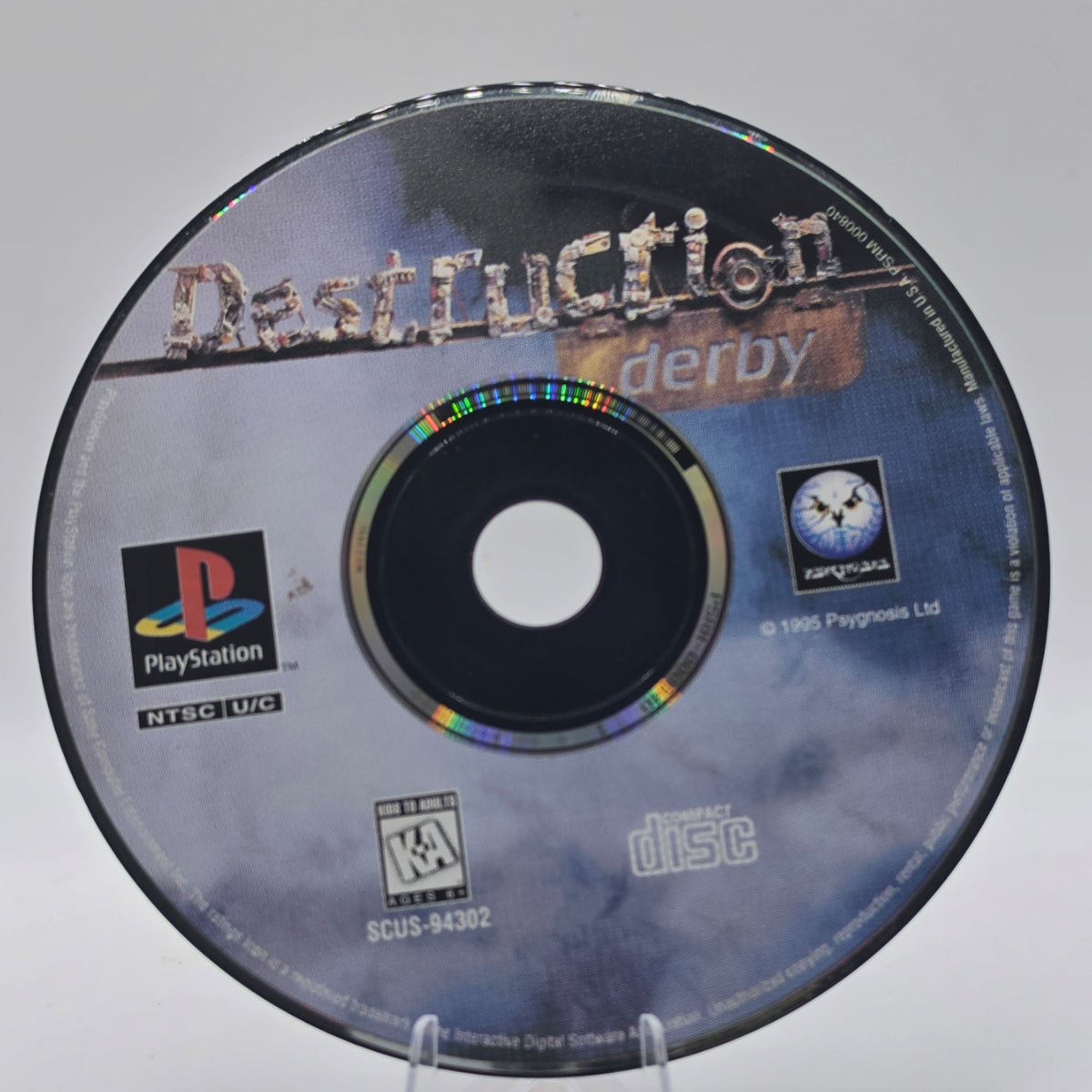 Destruction Derby PlayStation Disc Only Tested Working