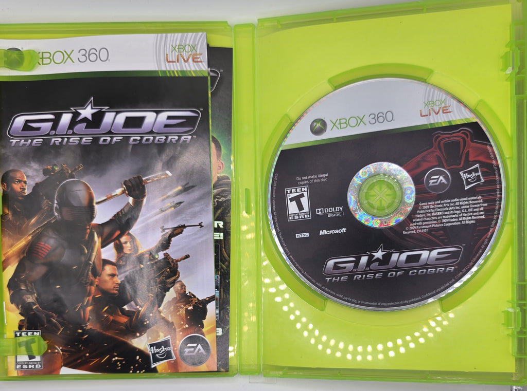 G.I. Joe The Rise of Cobra Xbox 360 CIB Complete Case Manual