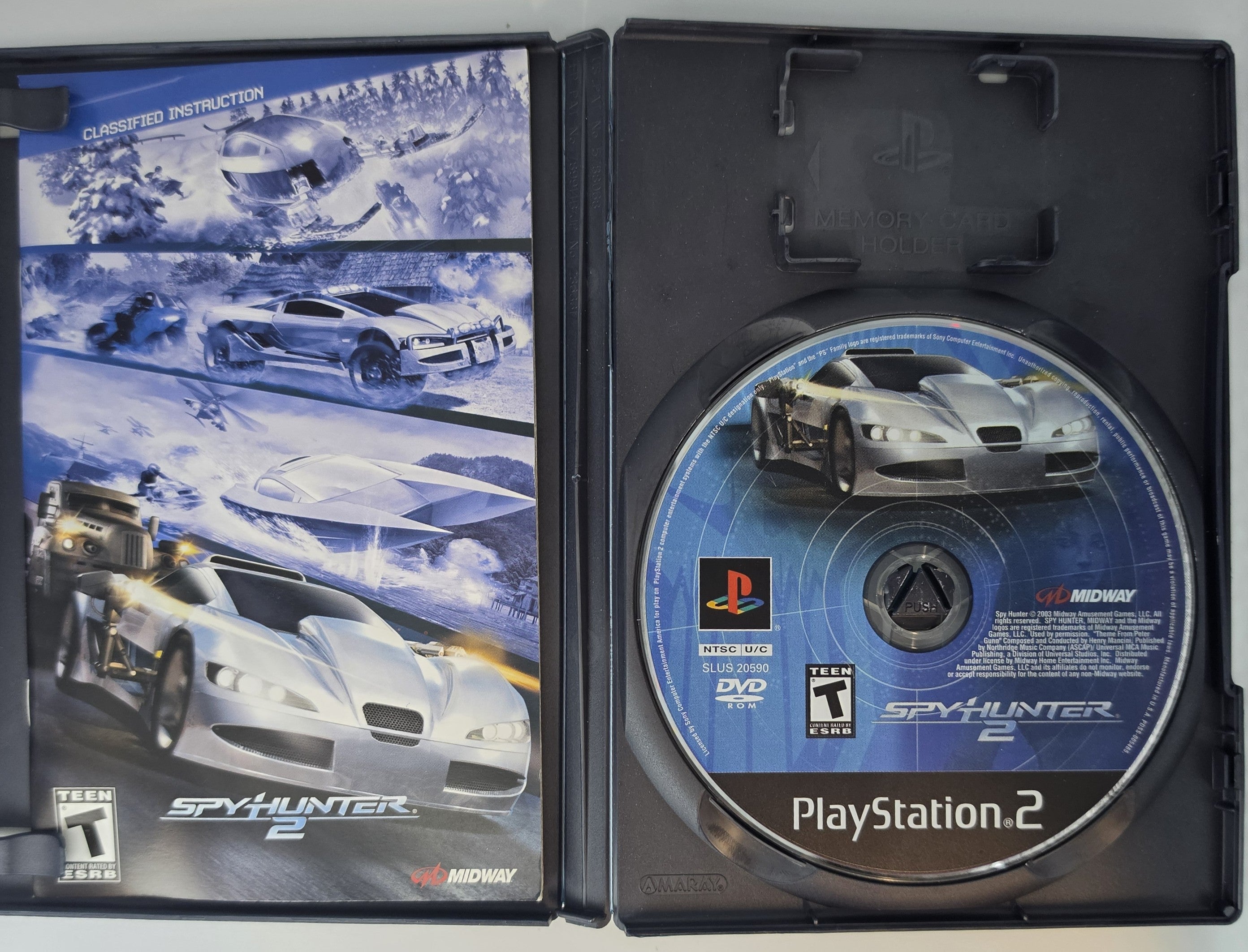 SpyHunter 2 PS2 CIB Midway Action Racing Game Complete In Box