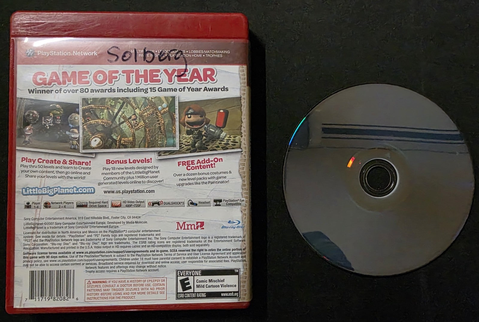 LittleBigPlanet -- Game of the Year Edition (Sony PlayStation 3, 2009)