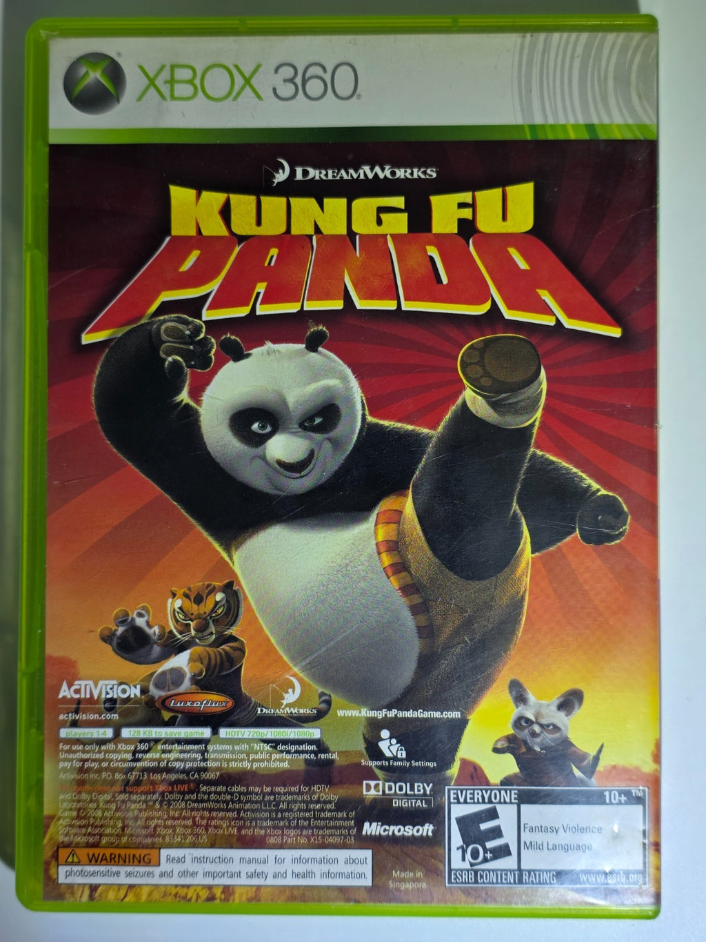 LEGO Indiana Jones & Kung Fu Panda Double Pack - Xbox 360 (CIB)