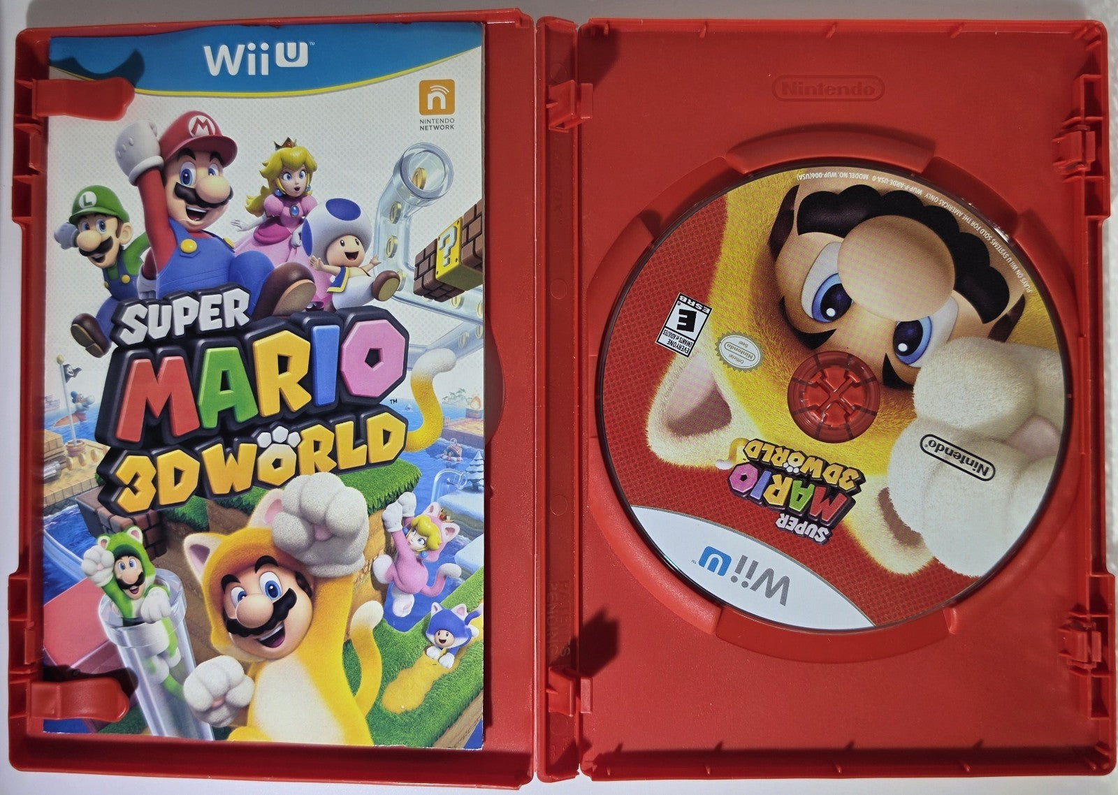 Super Mario 3D World Wii U Authentic - CIB - Tested