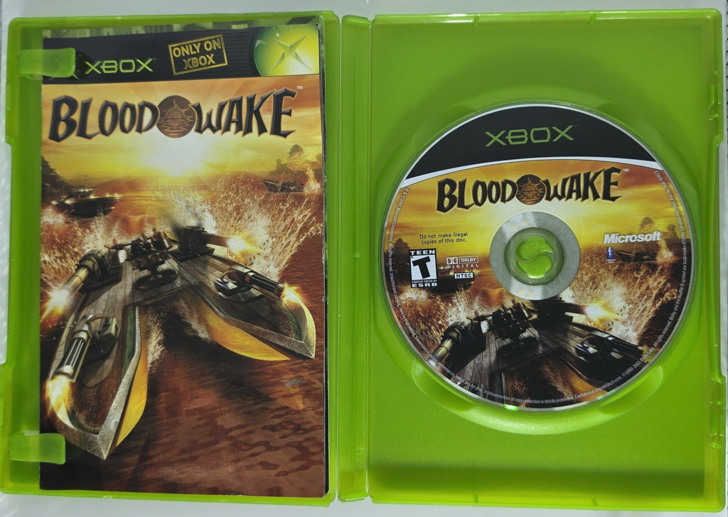 Blood Wake Original Xbox Authentic - CIB - Professionally Resurfaced