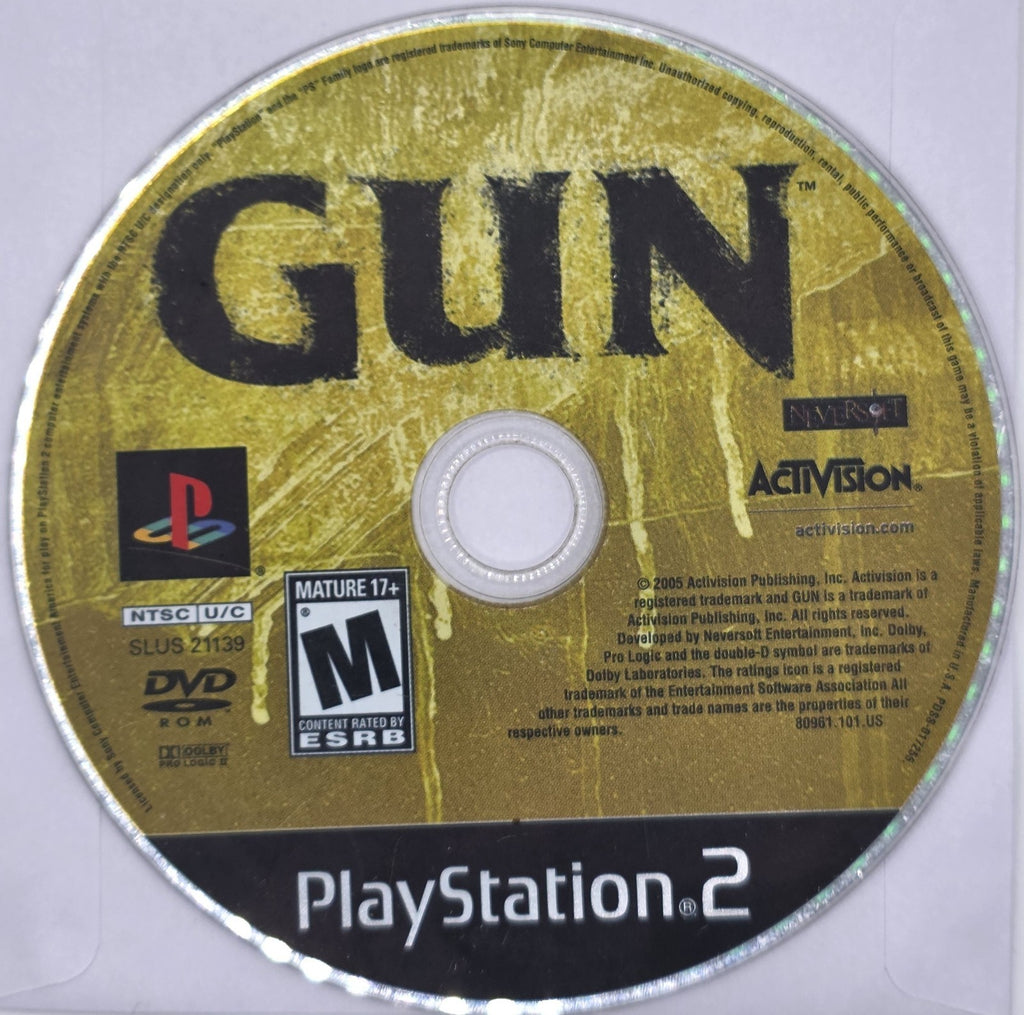 Gun - Sony PlayStation 2 - Authentic & Tested