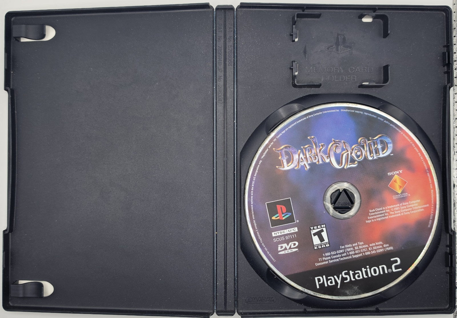 Dark Cloud Original PlayStation 2 Authentic - Case + Disc (No Manual)