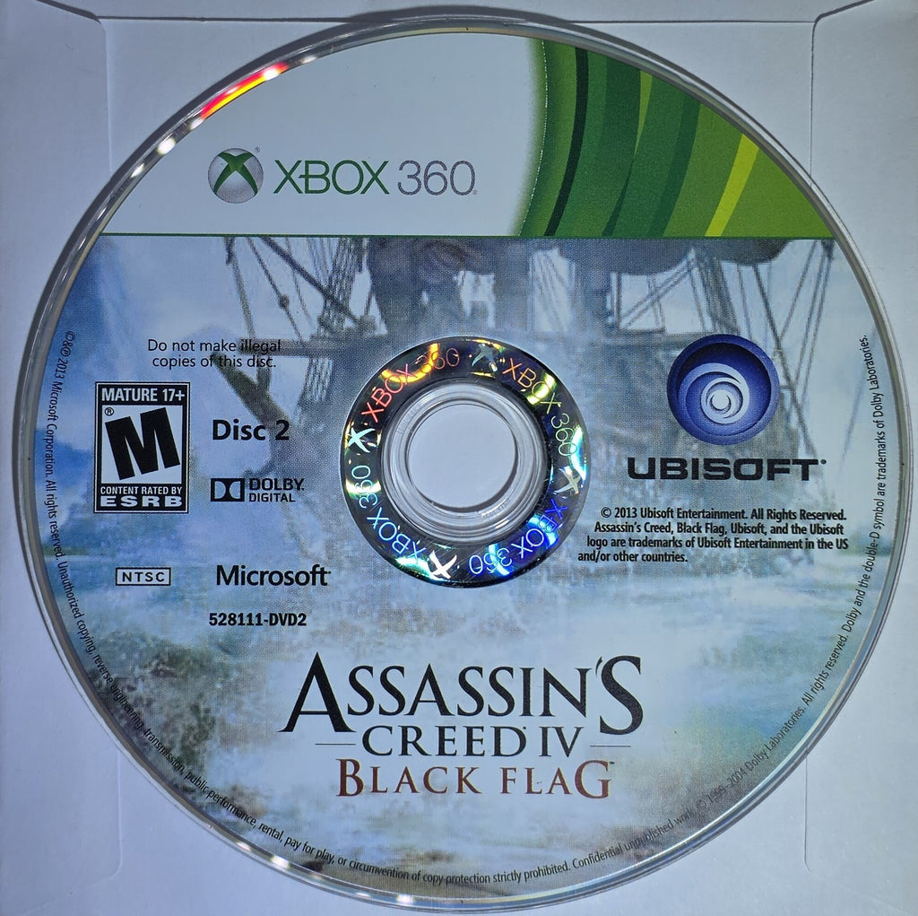 Assassin's Creed IV: Black Flag - Xbox 360 - Authentic & Tested