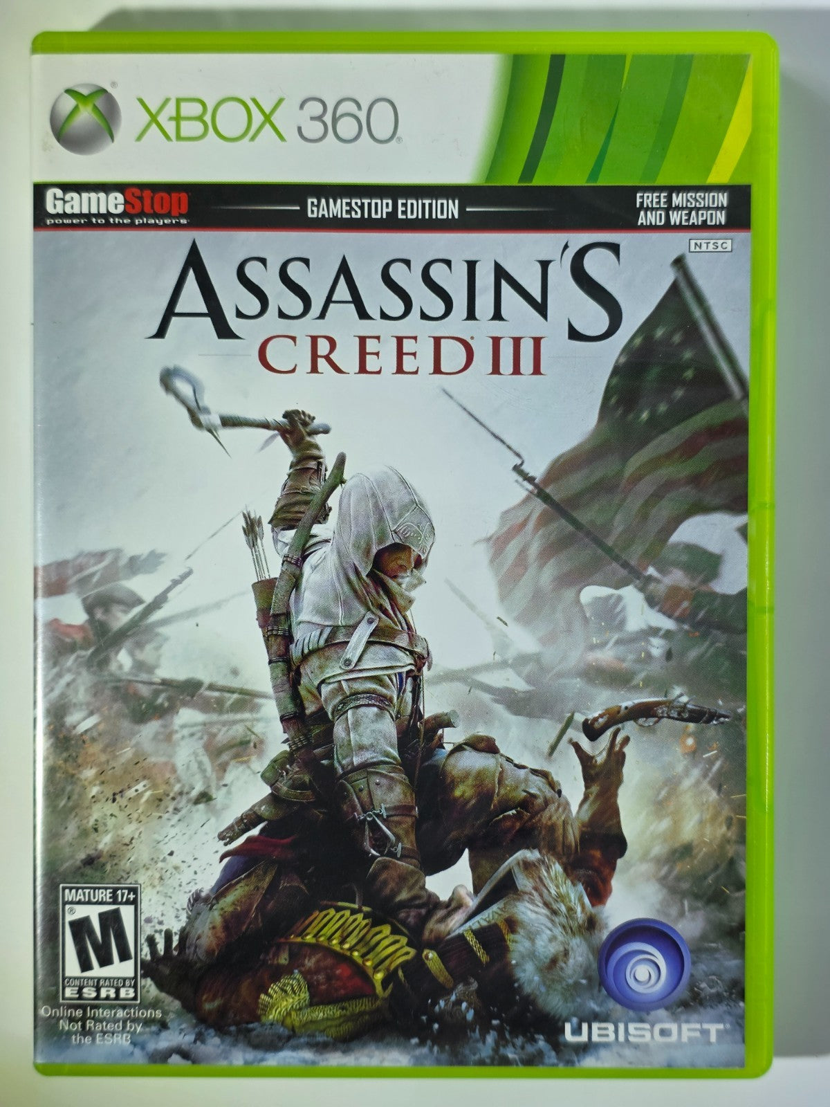 Assassin's Creed III (GameStop Edition) - Xbox 360 - Authentic & Tested