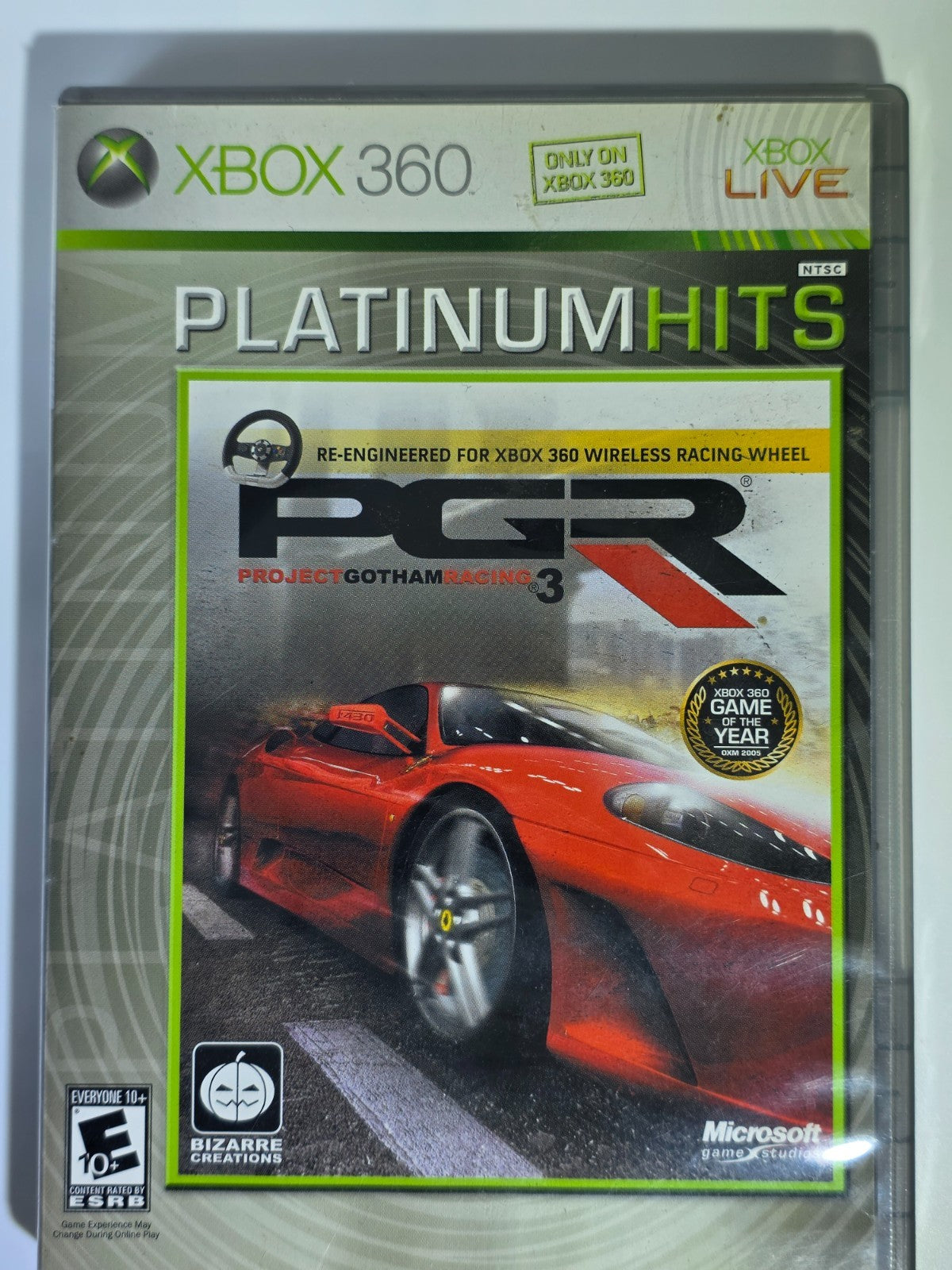 Project Gotham Racing 3 (Platinum Hits) - Xbox 360 (CIB)