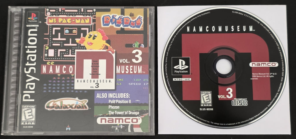 Playstation lot 8 games Tested - Namco Museum Vol 3, Sports, Strategy, action