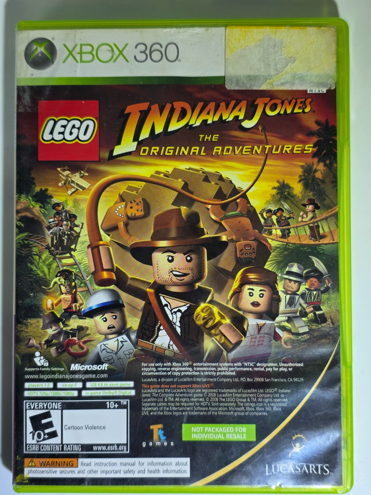LEGO Indiana Jones & Kung Fu Panda Double Pack - Xbox 360 (CIB)