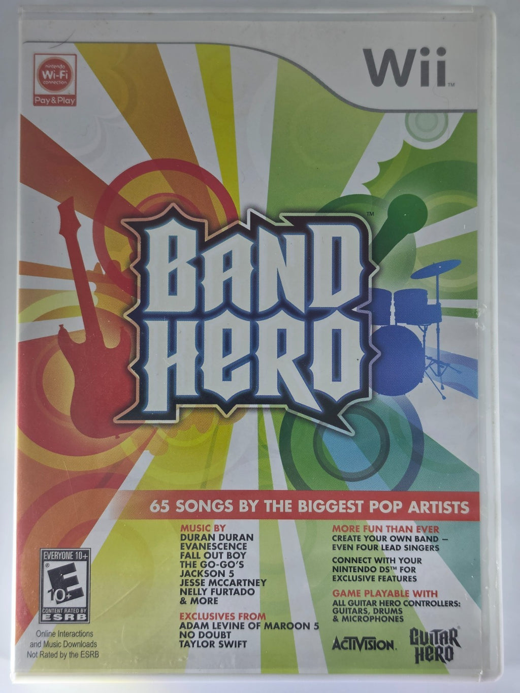 Band Hero Nintendo Wii Authentic CIB