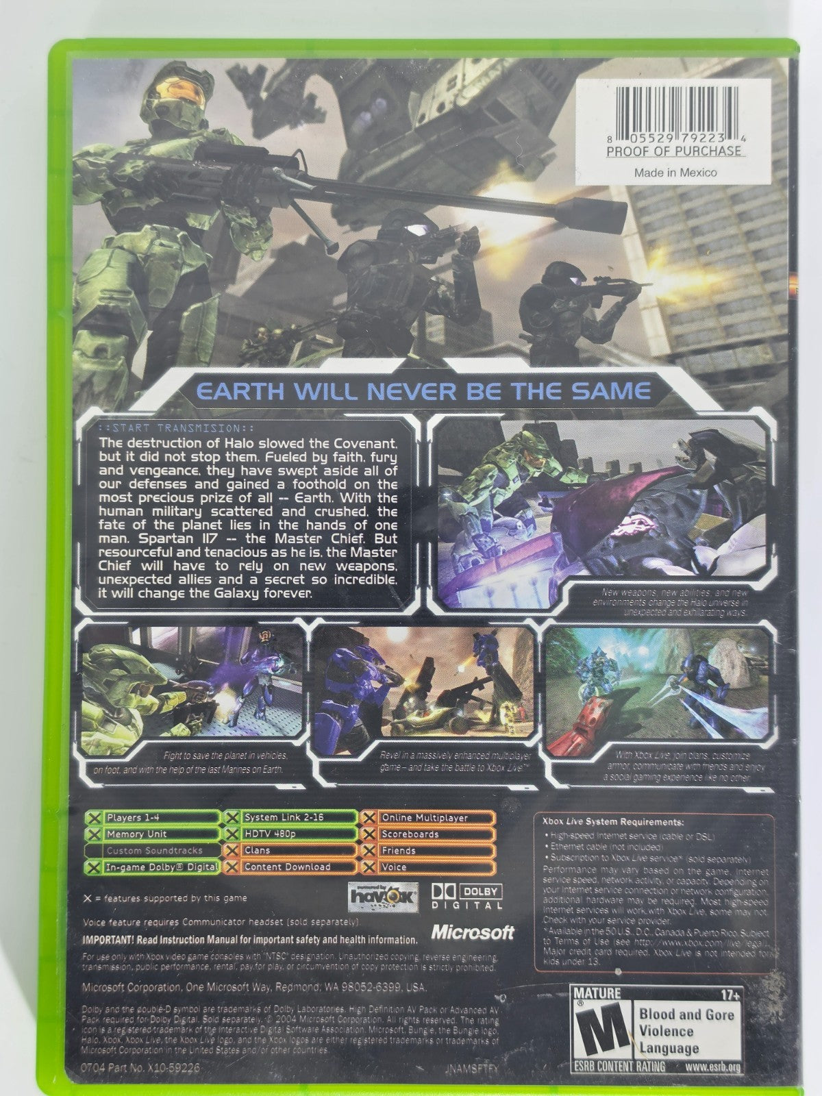 Halo 2 Original Xbox Authentic - CIB - Professionally Resurfaced