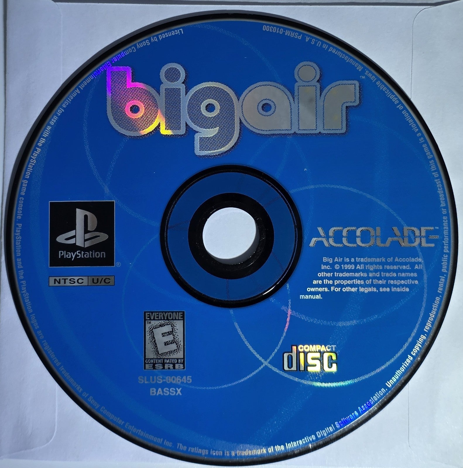 PS1 Big Air - Sony PlayStation 1 - Authentic & Tested