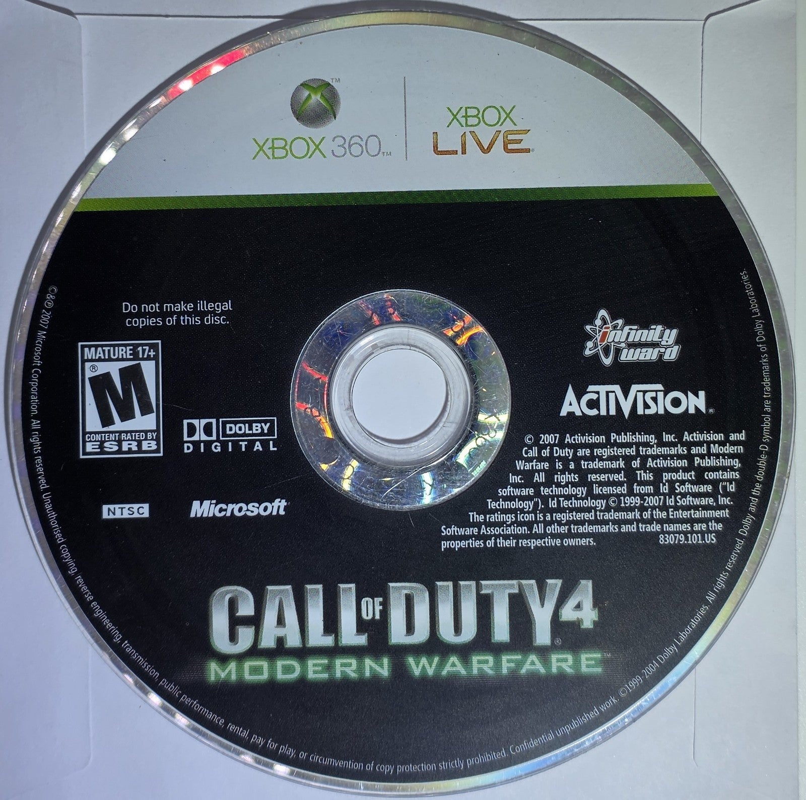 Call of Duty 4: Modern Warfare - Xbox 360 - Authentic & Tested