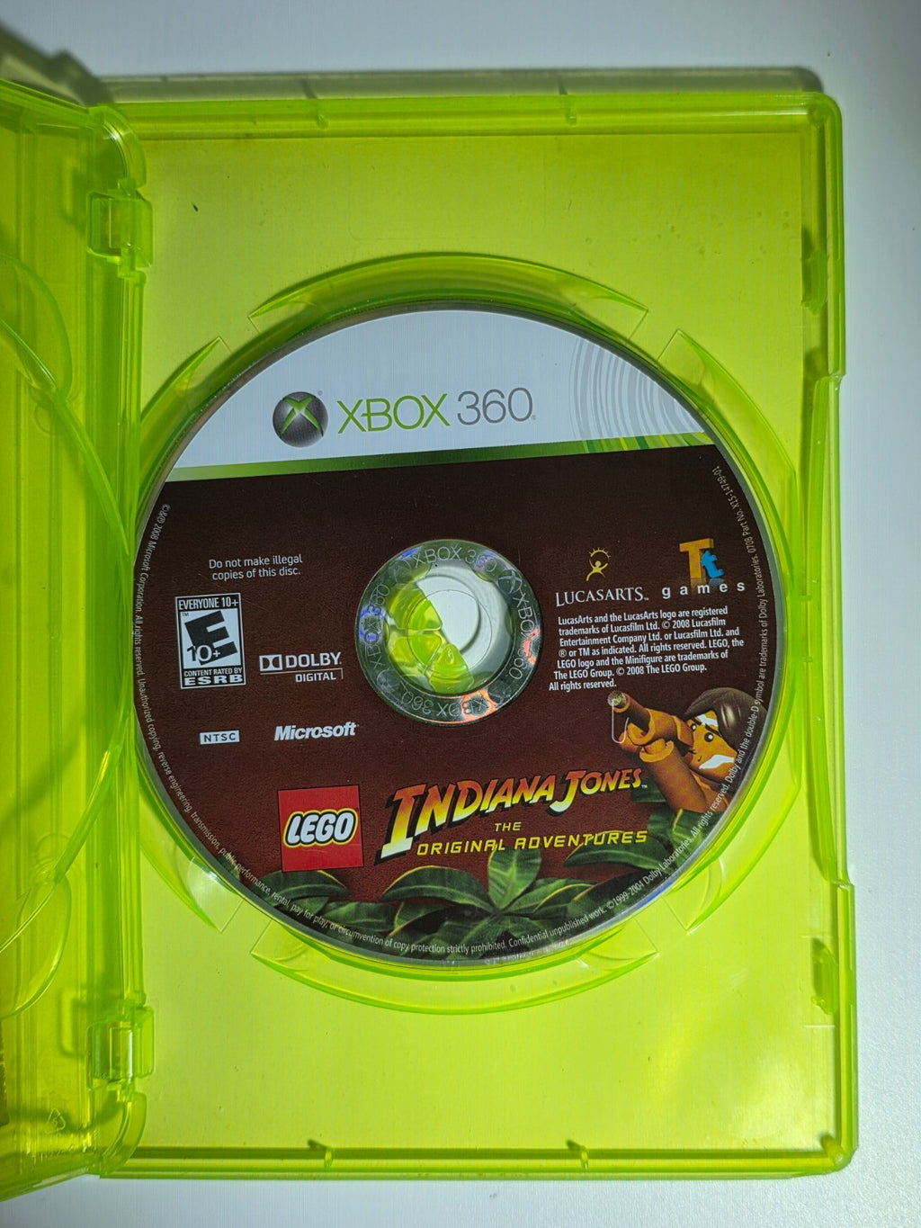 LEGO Indiana Jones & Kung Fu Panda Double Pack - Xbox 360 (CIB)