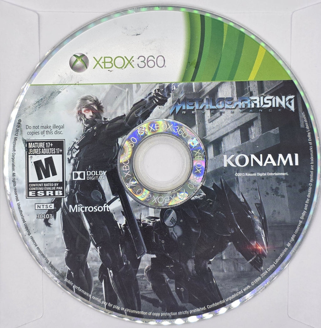 Metal Gear Rising: Revengeance - Xbox 360 - Authentic & Tested