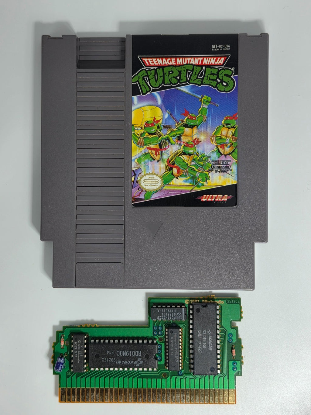 TMNT Teenage Mutant Ninja Turtles NES Authentic - Restored & Tested - Ultra Game
