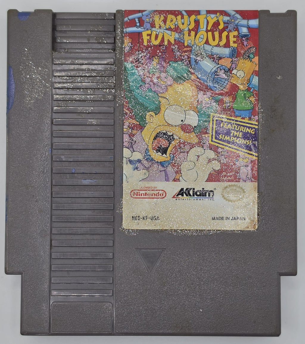 Krusty's Fun House Nintendo NES Authentic - Professionally Cleaned - Tested Wor