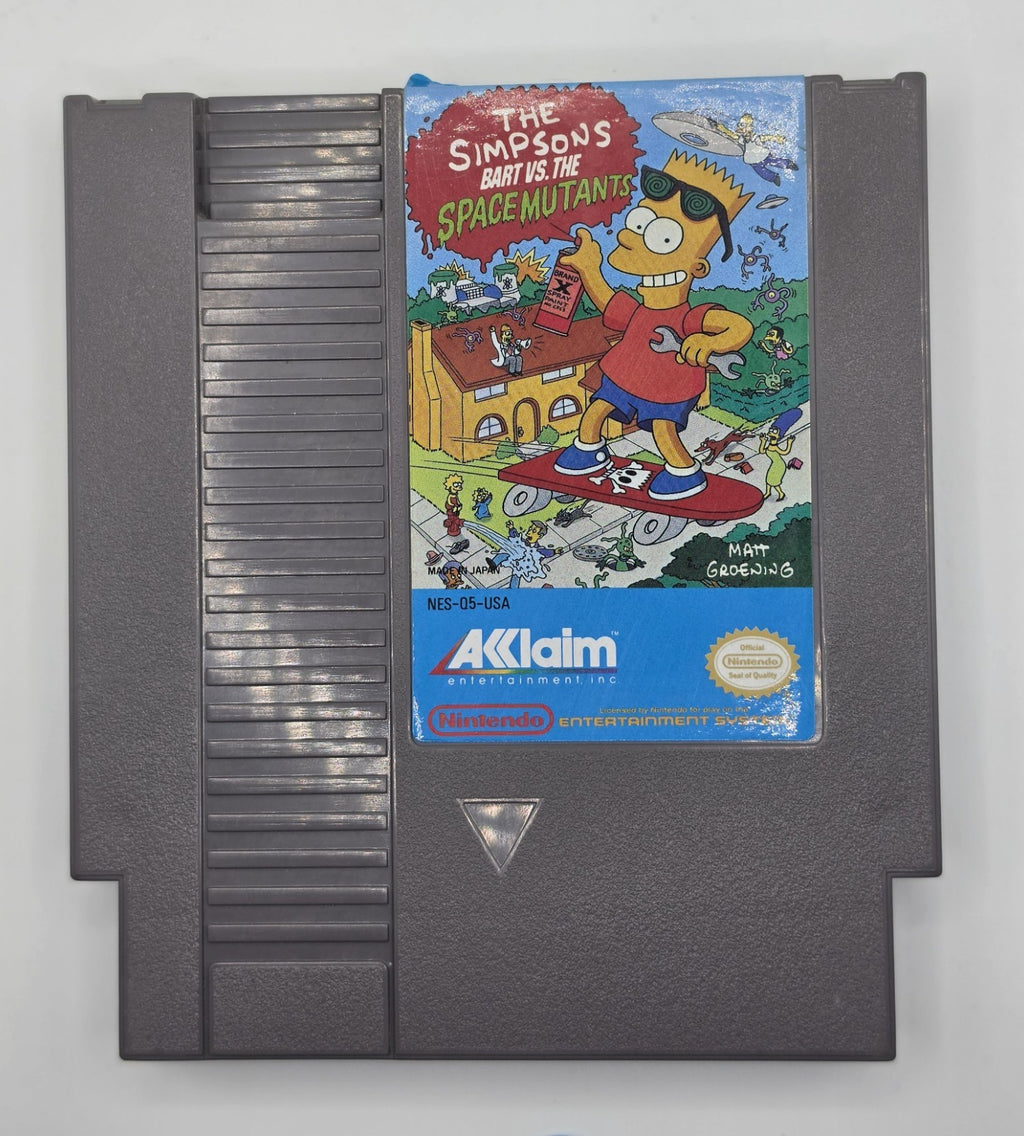 The Simpsons: Bart vs. the Space Mutants Original Nintendo NES Authentic Tested