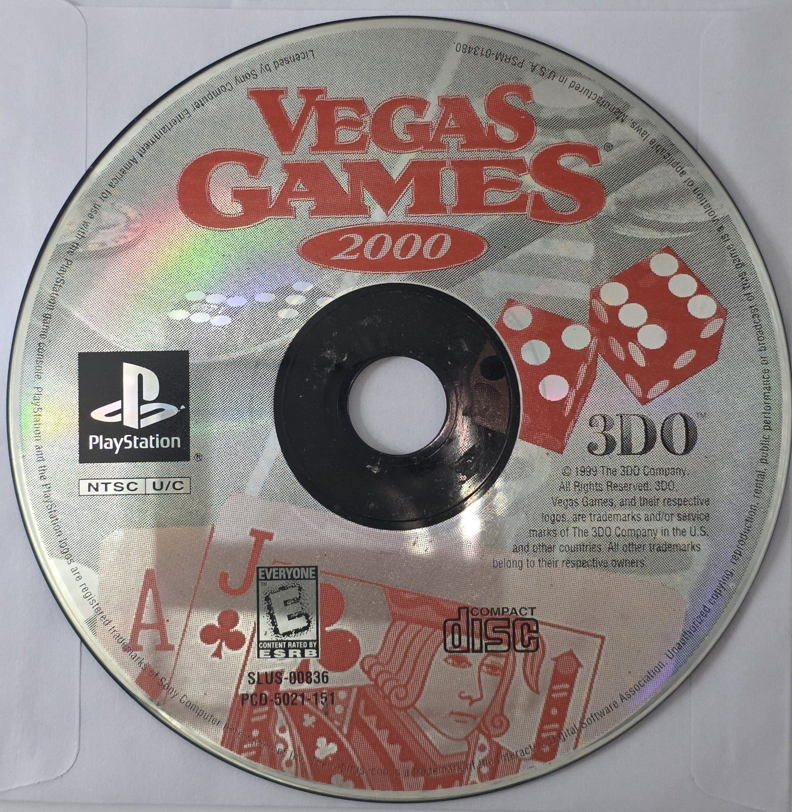 PS1 Vegas Games 2000 - Sony PlayStation 1 - Authentic & Tested
