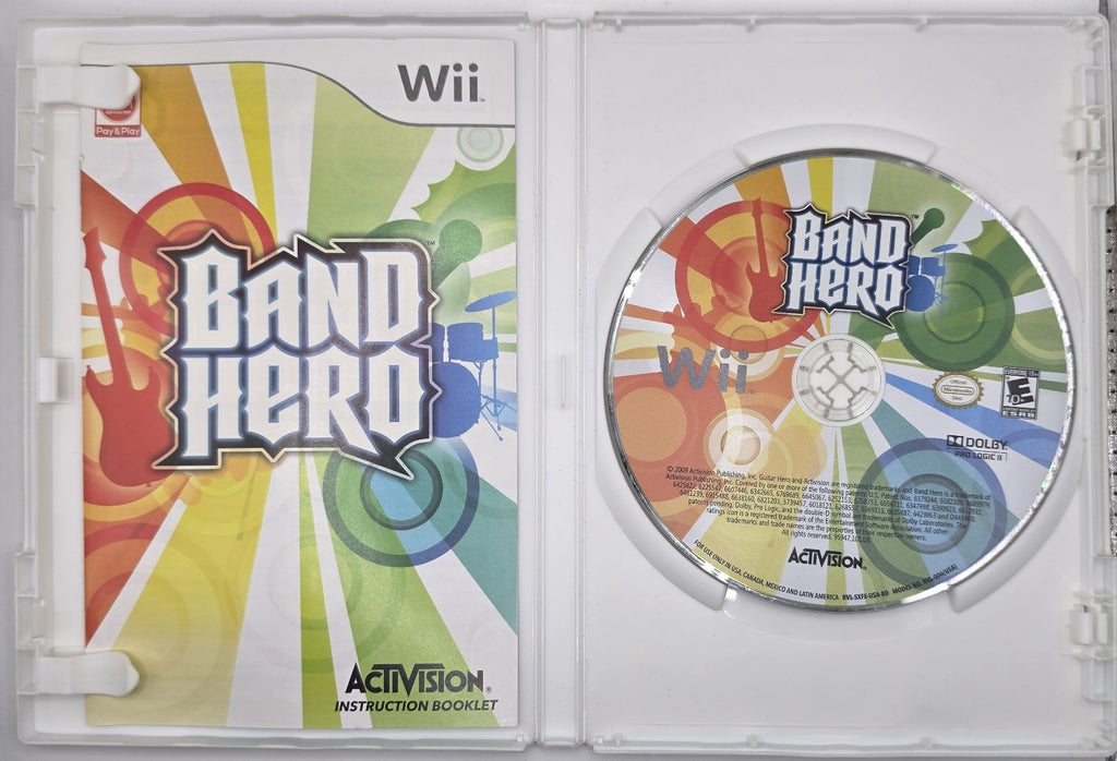 Band Hero Nintendo Wii Authentic CIB