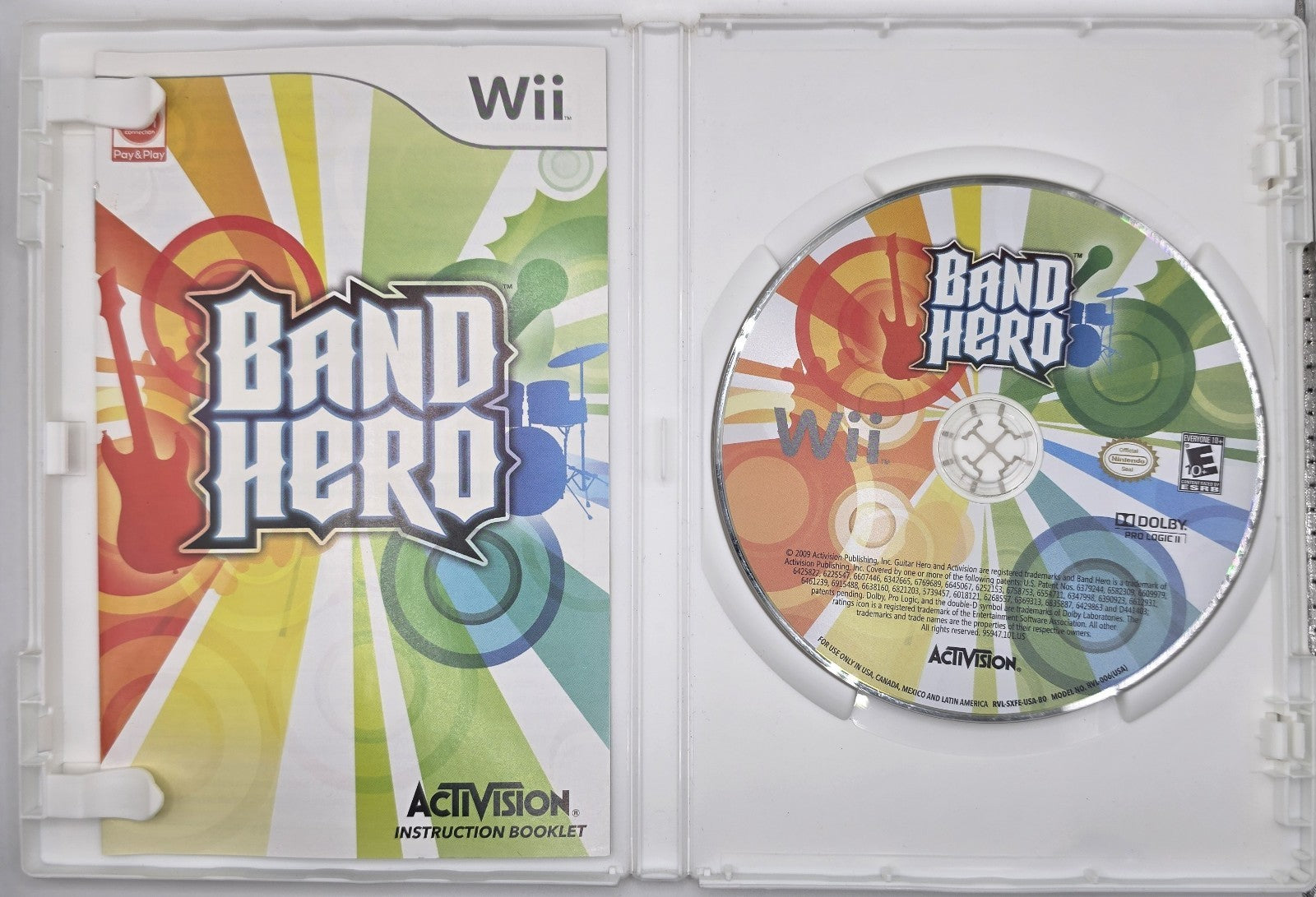 Band Hero Nintendo Wii Authentic CIB