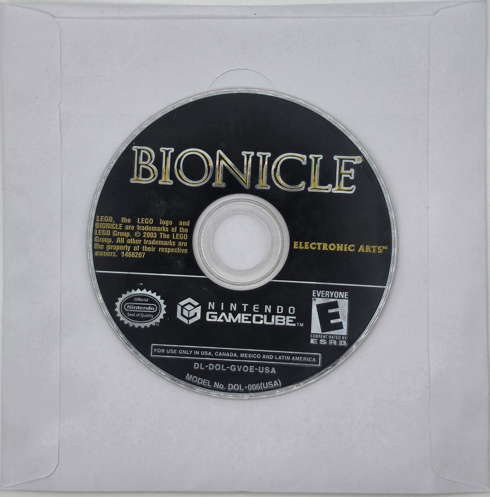 Bionicle Nintendo GameCube Authentic - Disc Only - Professionally Resurfaced