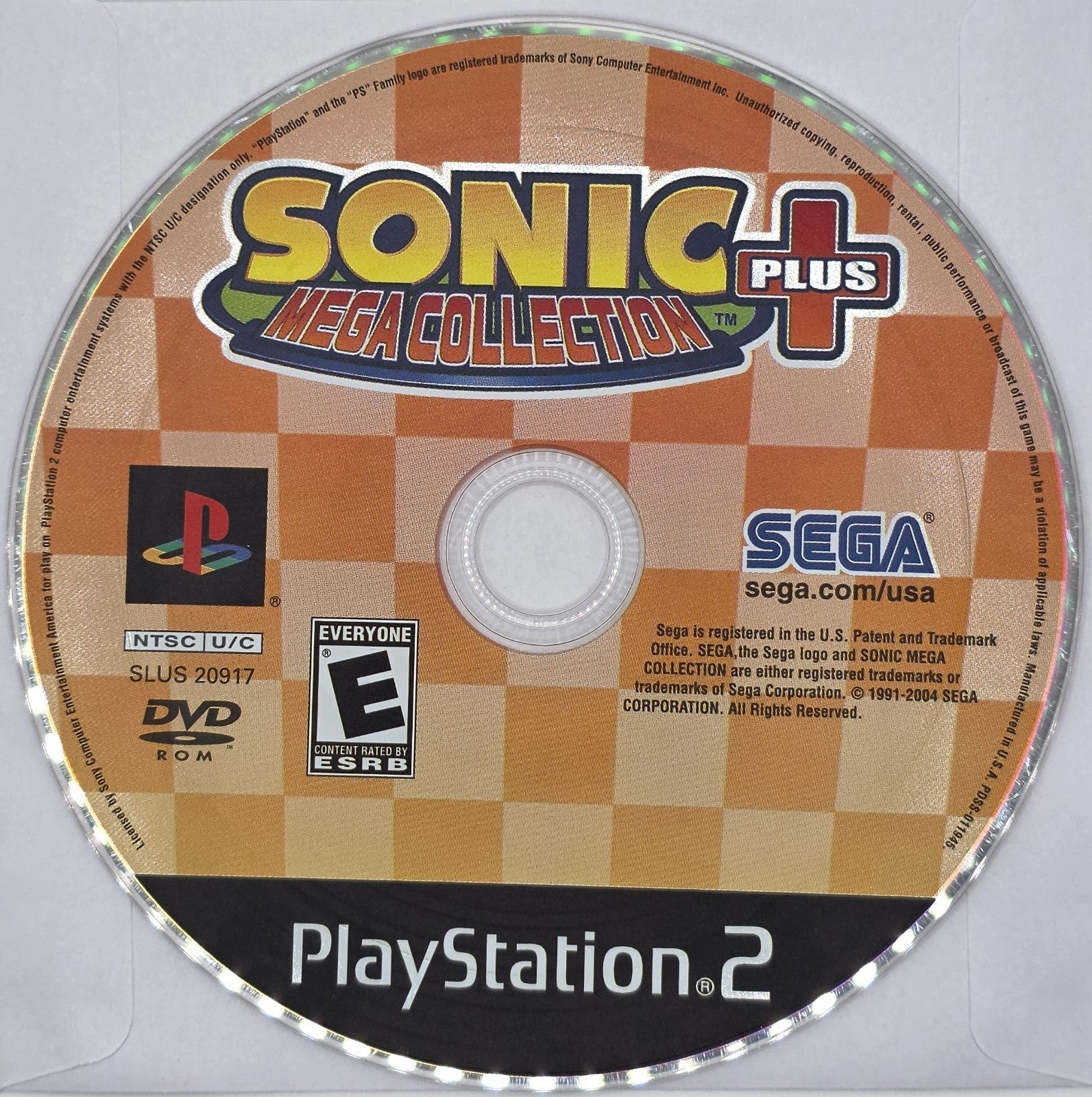 Sonic Mega Collection Plus - Sony PlayStation 2 - Authentic & Tested