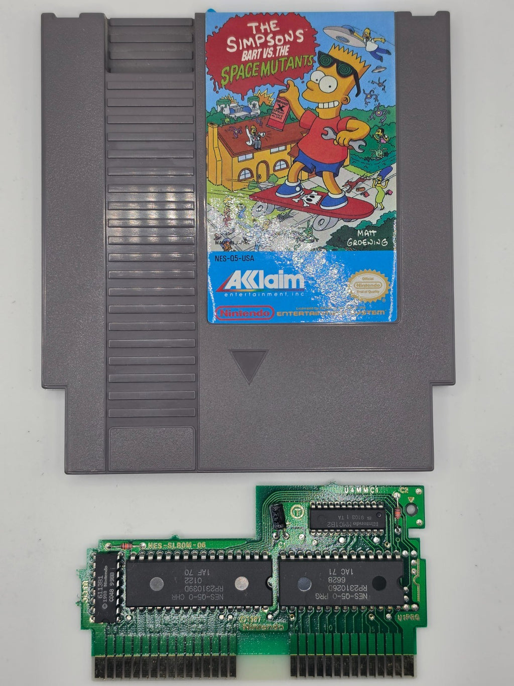 The Simpsons: Bart vs. the Space Mutants Original Nintendo NES Authentic Tested