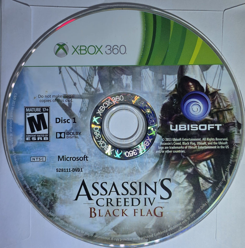 Assassin's Creed IV: Black Flag - Xbox 360 - Authentic & Tested
