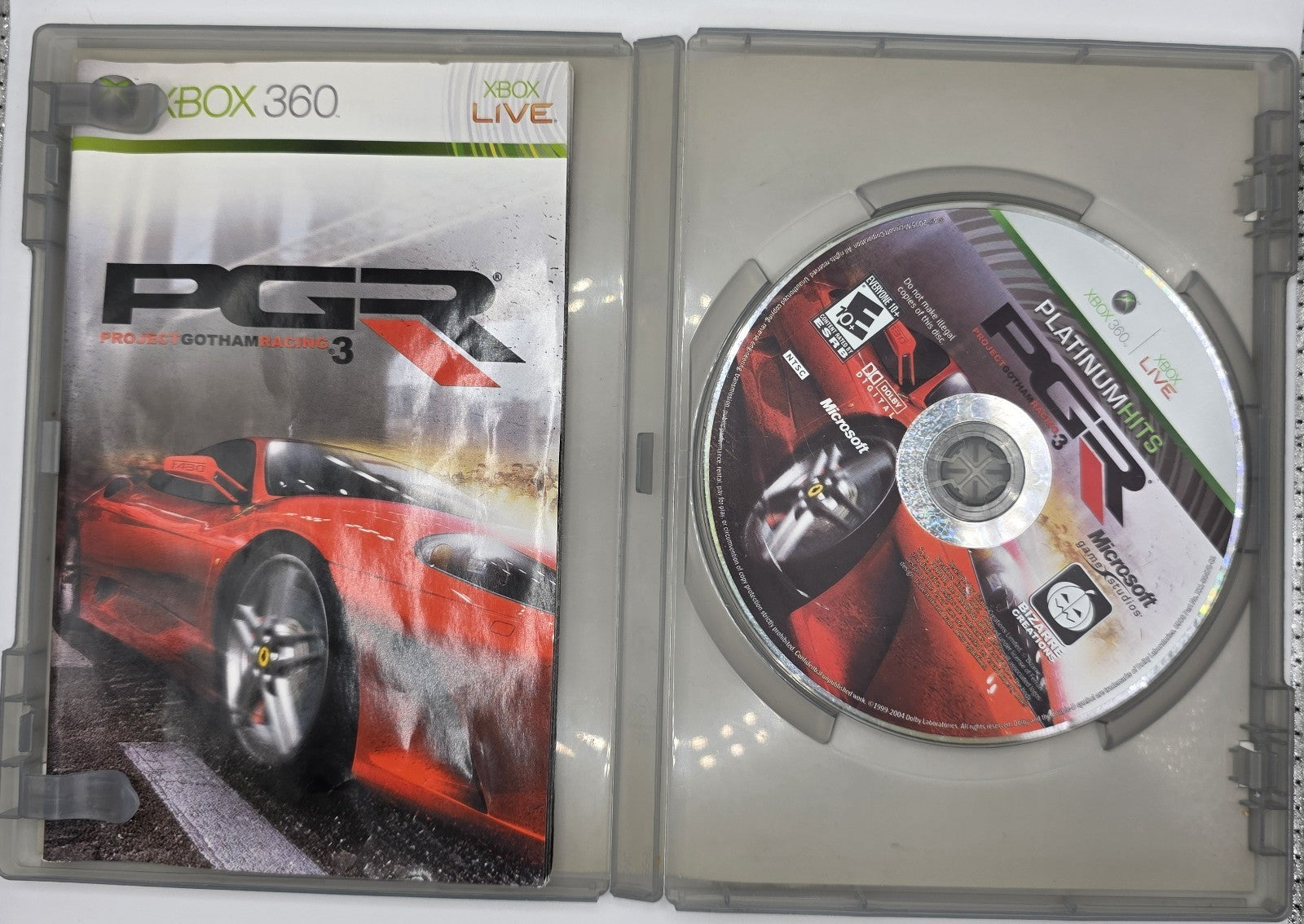 Project Gotham Racing 3 (Platinum Hits) - Xbox 360 (CIB)
