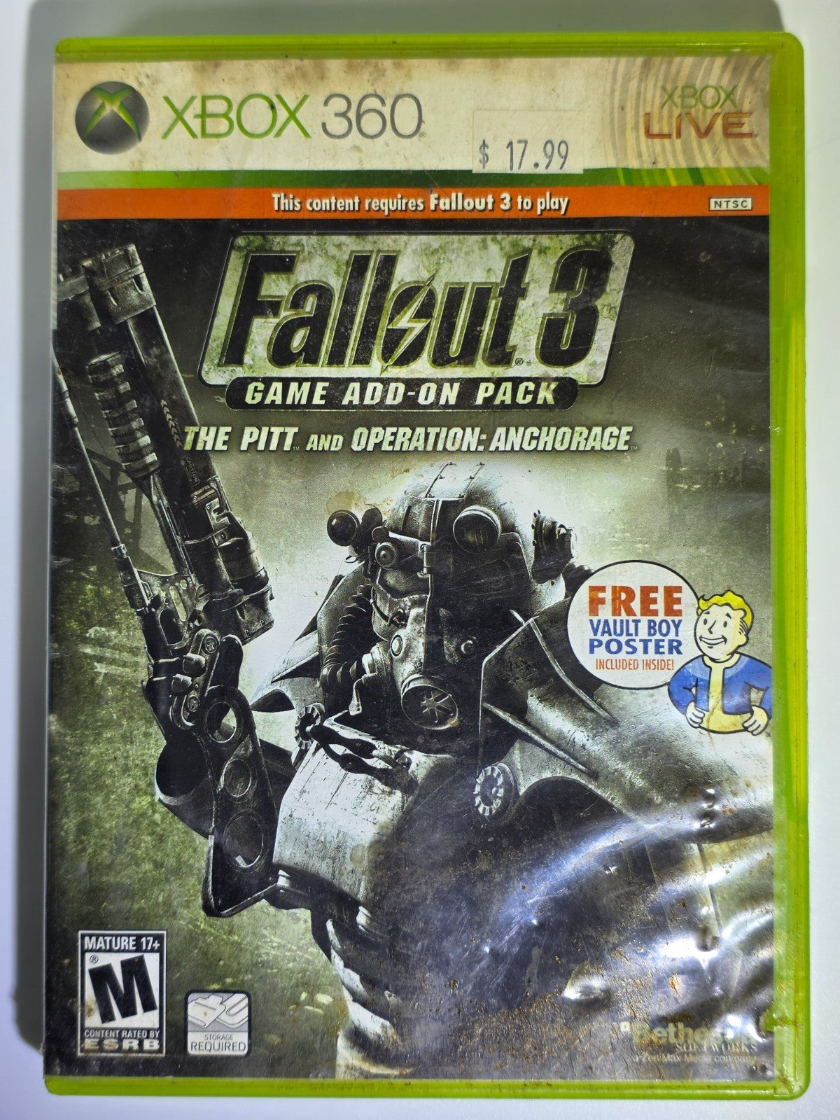Fallout 3 Game Add-On Pack: The Pitt & Operation: Anchorage - Xbox 360 - Authent