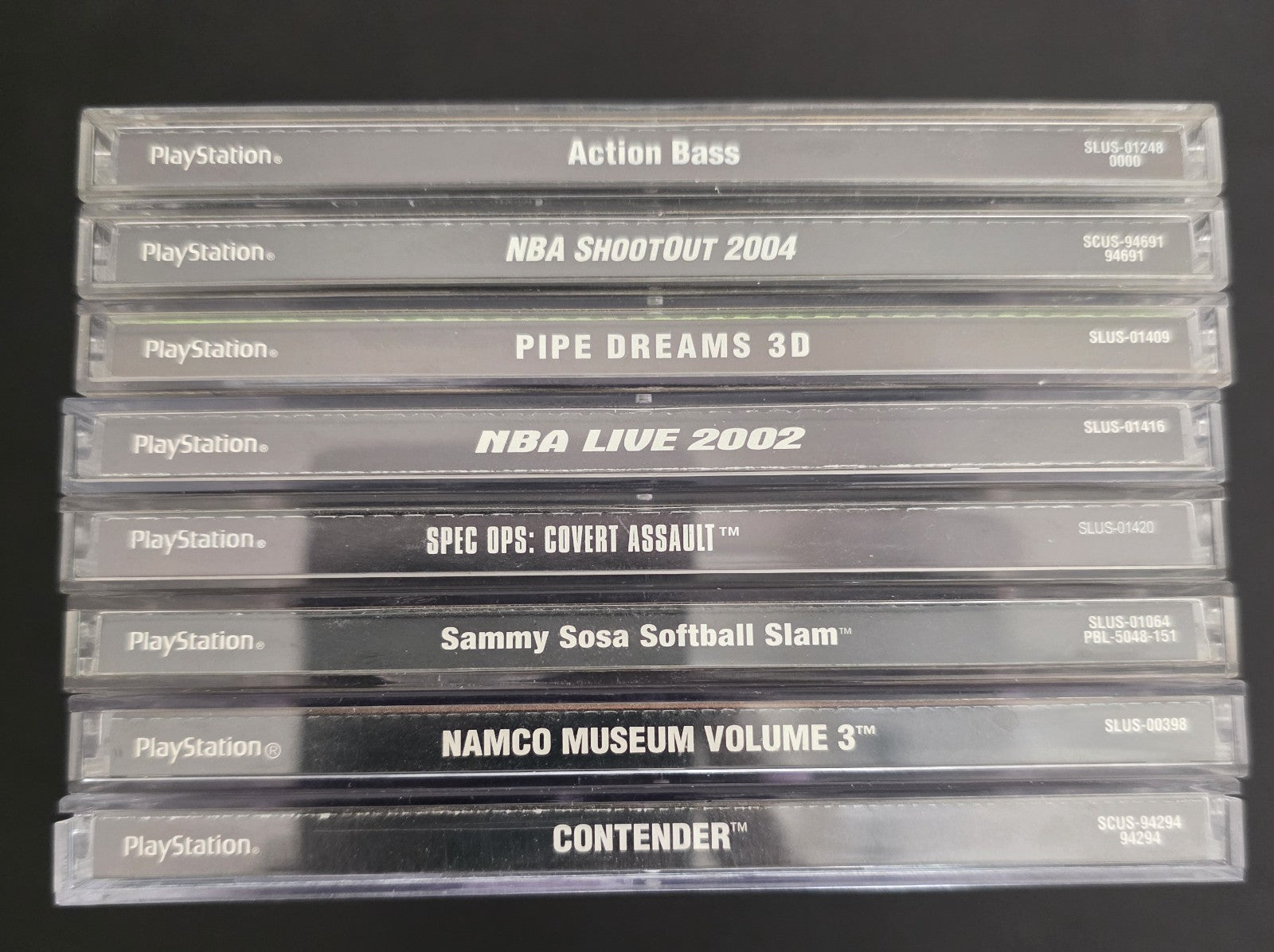 Playstation lot 8 games Tested - Namco Museum Vol 3, Sports, Strategy, action