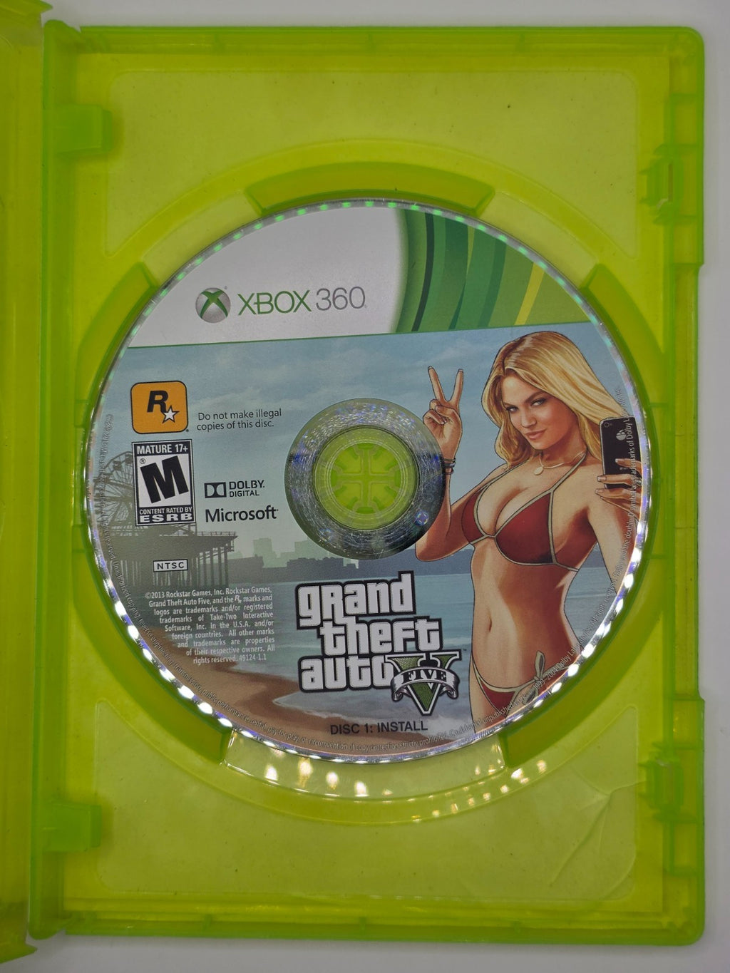 Grand Theft Auto V (GTA 5) - Xbox 360 - Authentic & Tested