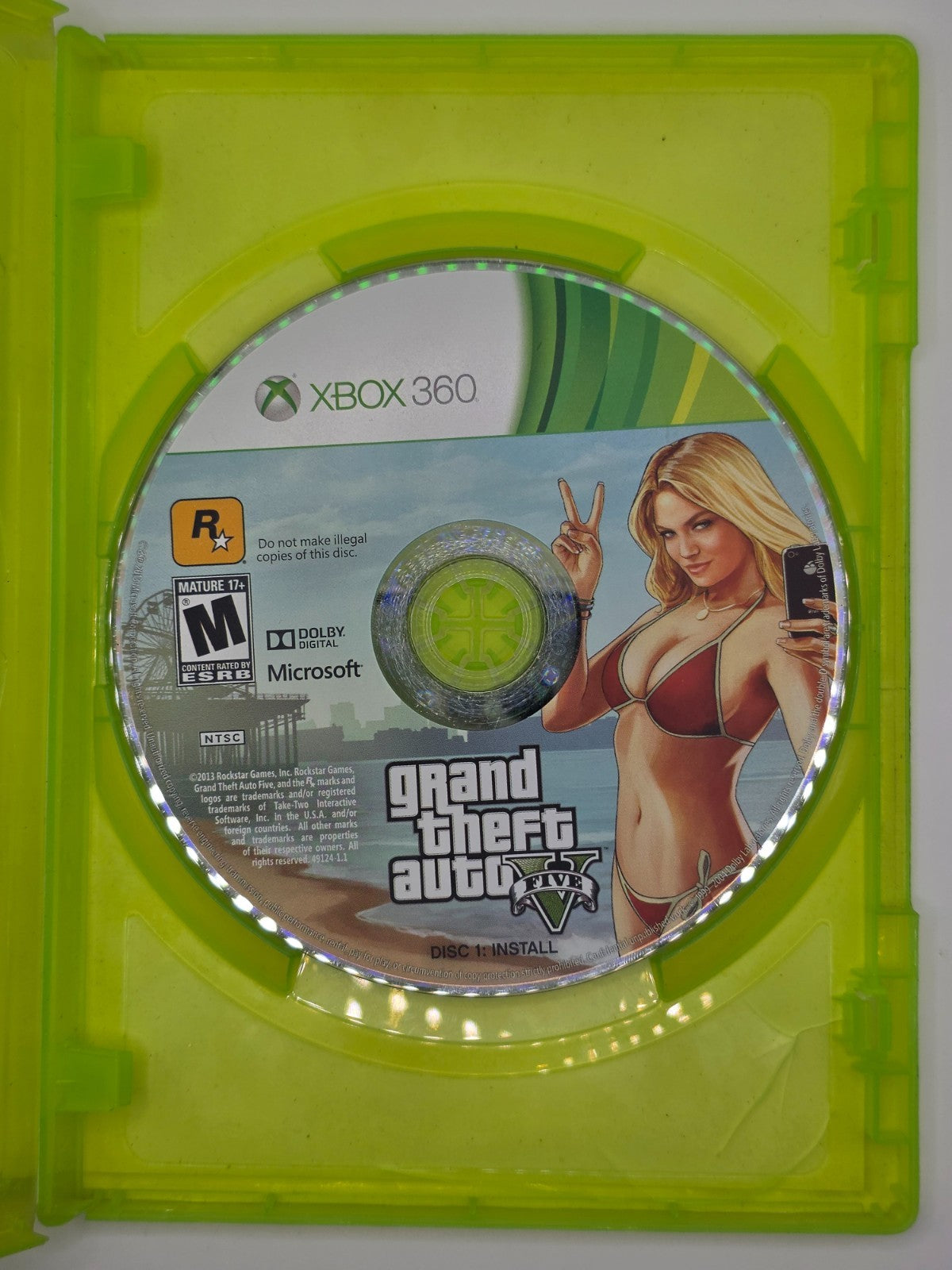 Grand Theft Auto V (GTA 5) - Xbox 360 - Authentic & Tested