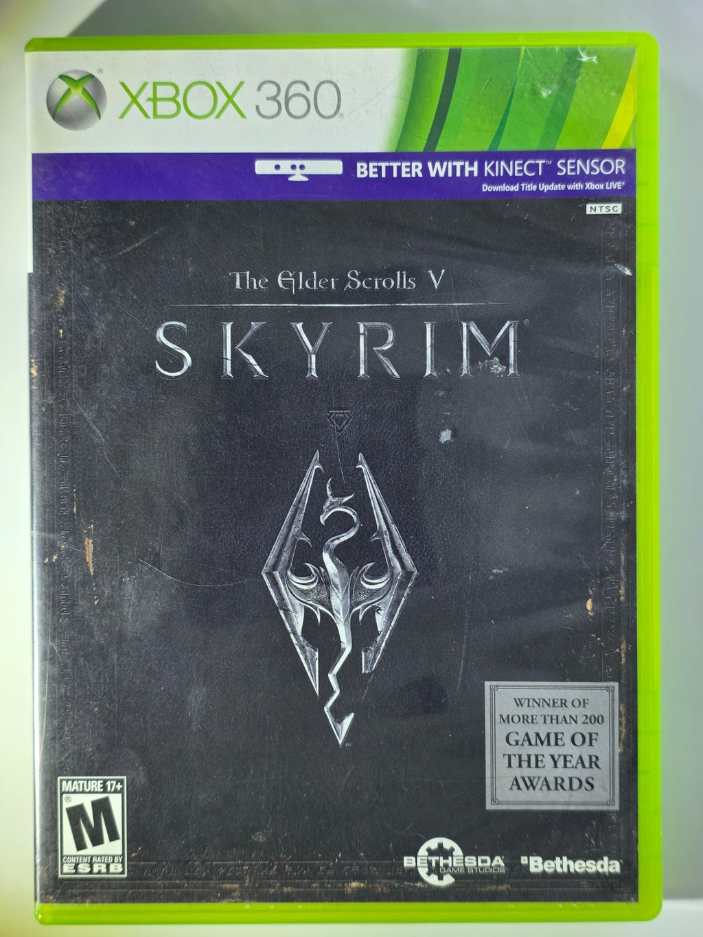 The Elder Scrolls V: Skyrim - Xbox 360 (Case & Disc)