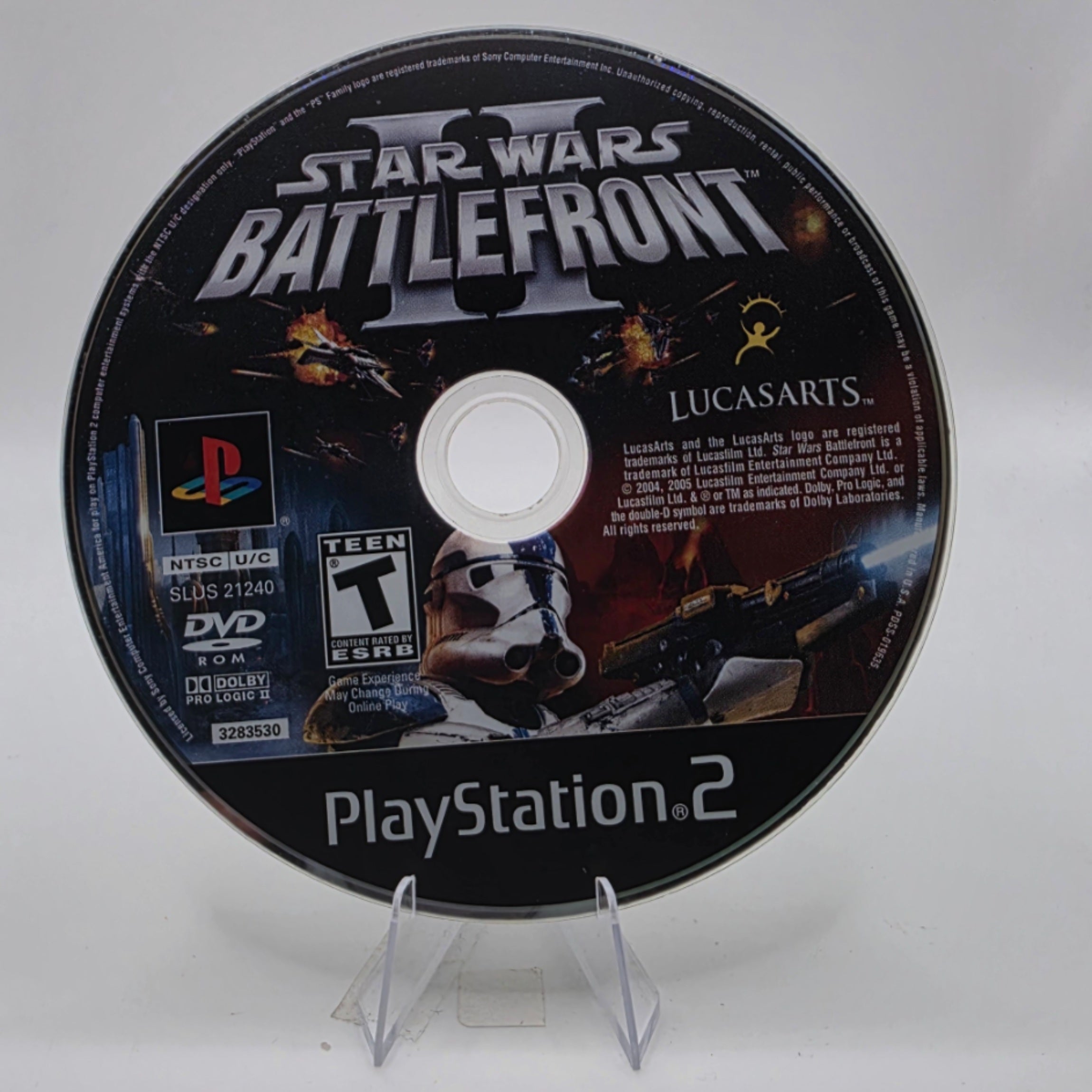 Star Wars Battlefront II PS2 Disc Only