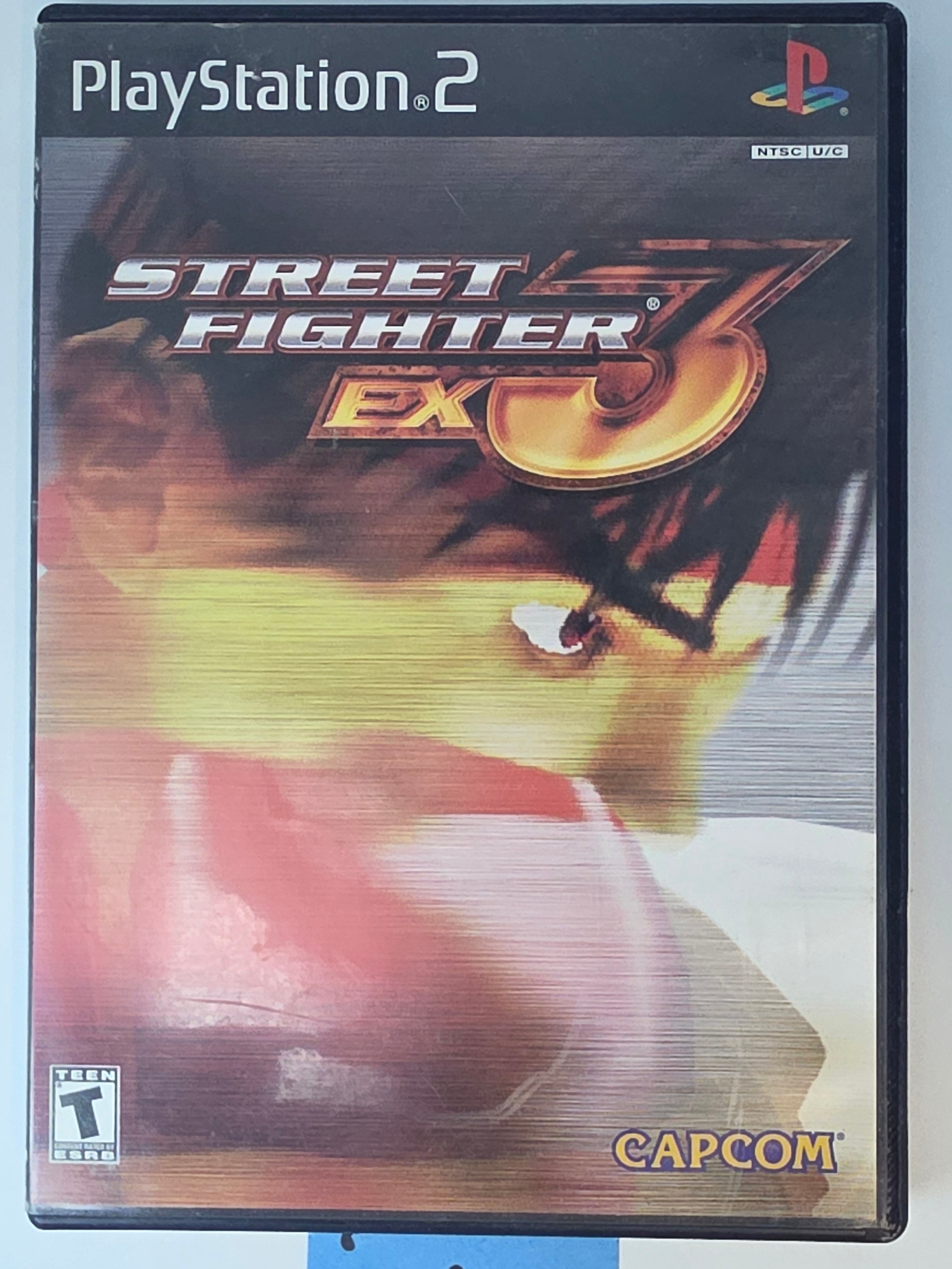 Street Fighter EX3 PS2 Box + Game Capcom Fighting CIB