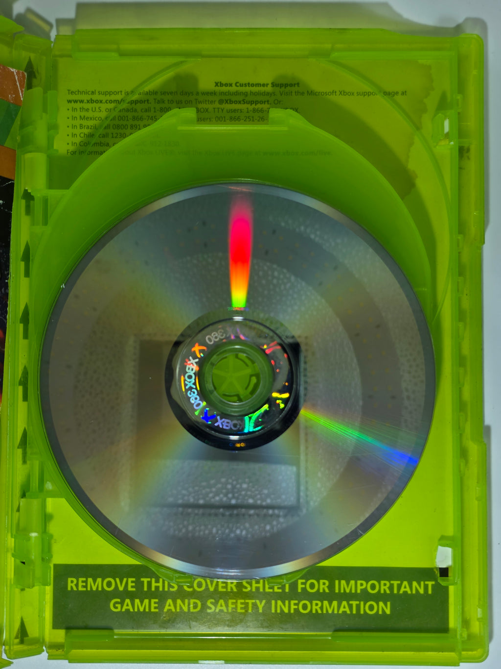 Minecraft Xbox 360 Box + Game