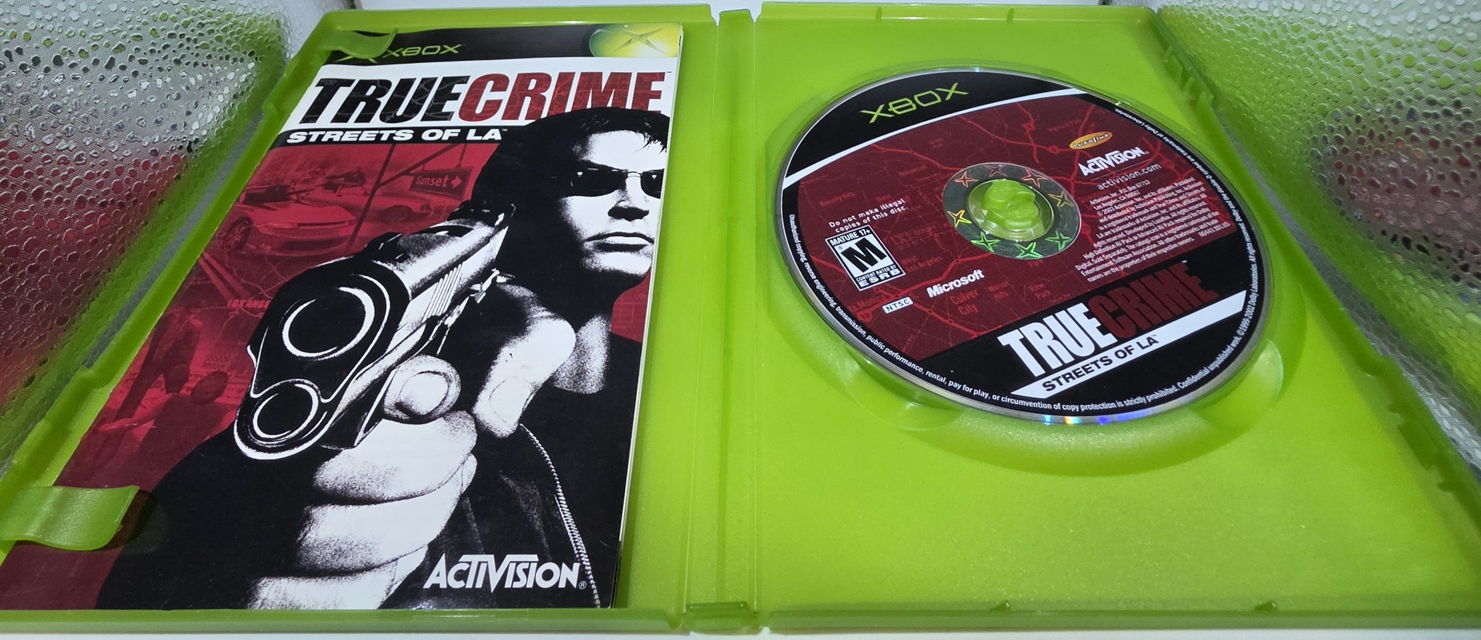 True Crime Streets of LA Xbox CIB Complete Case Manual Disc