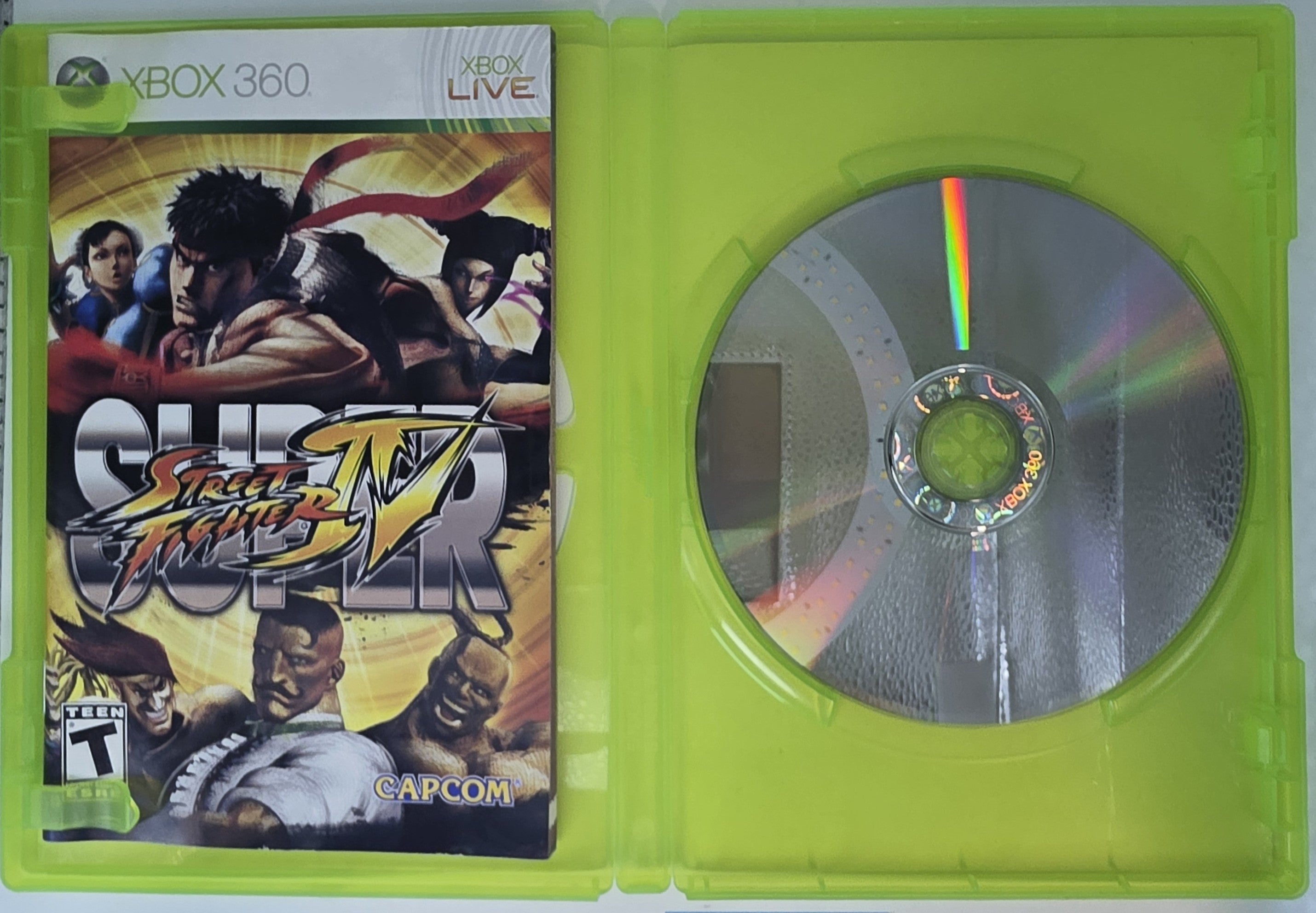 Super Street Fighter IV Xbox 360 CIB Fighting Game Capcom